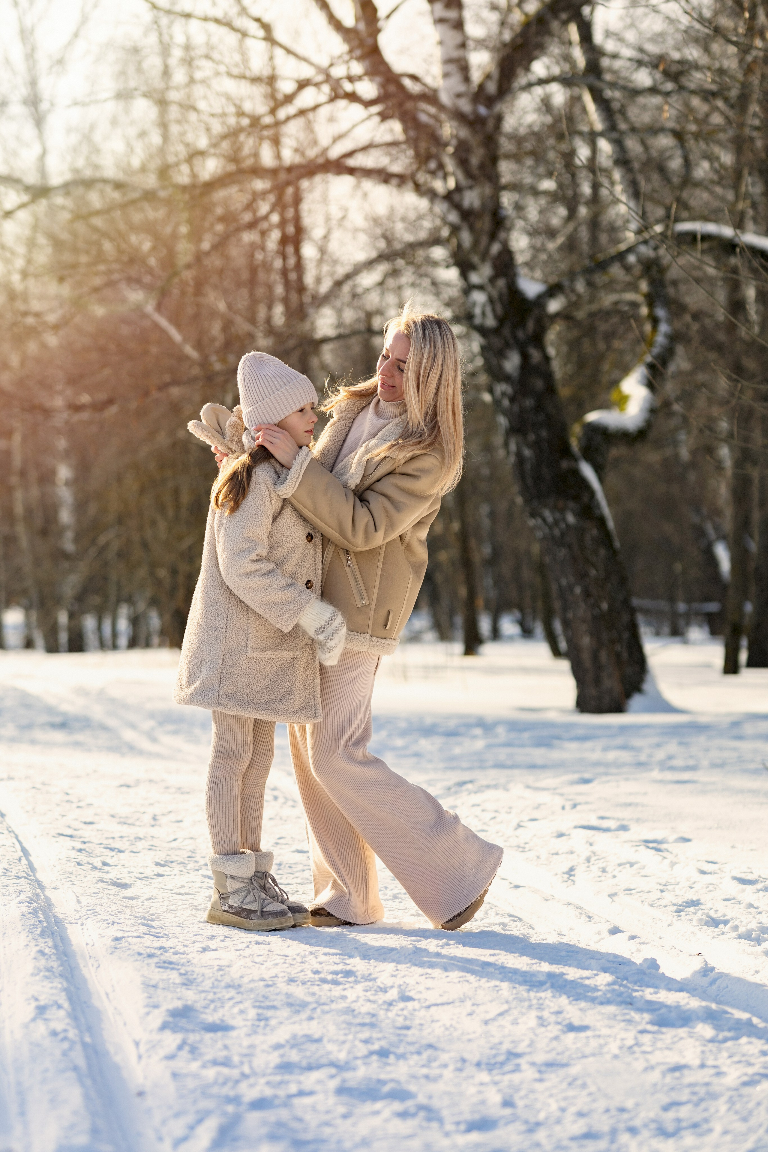 Фотосессия в зимнем парке. Семейный фотограф в Москве Трубинова Екатерина
