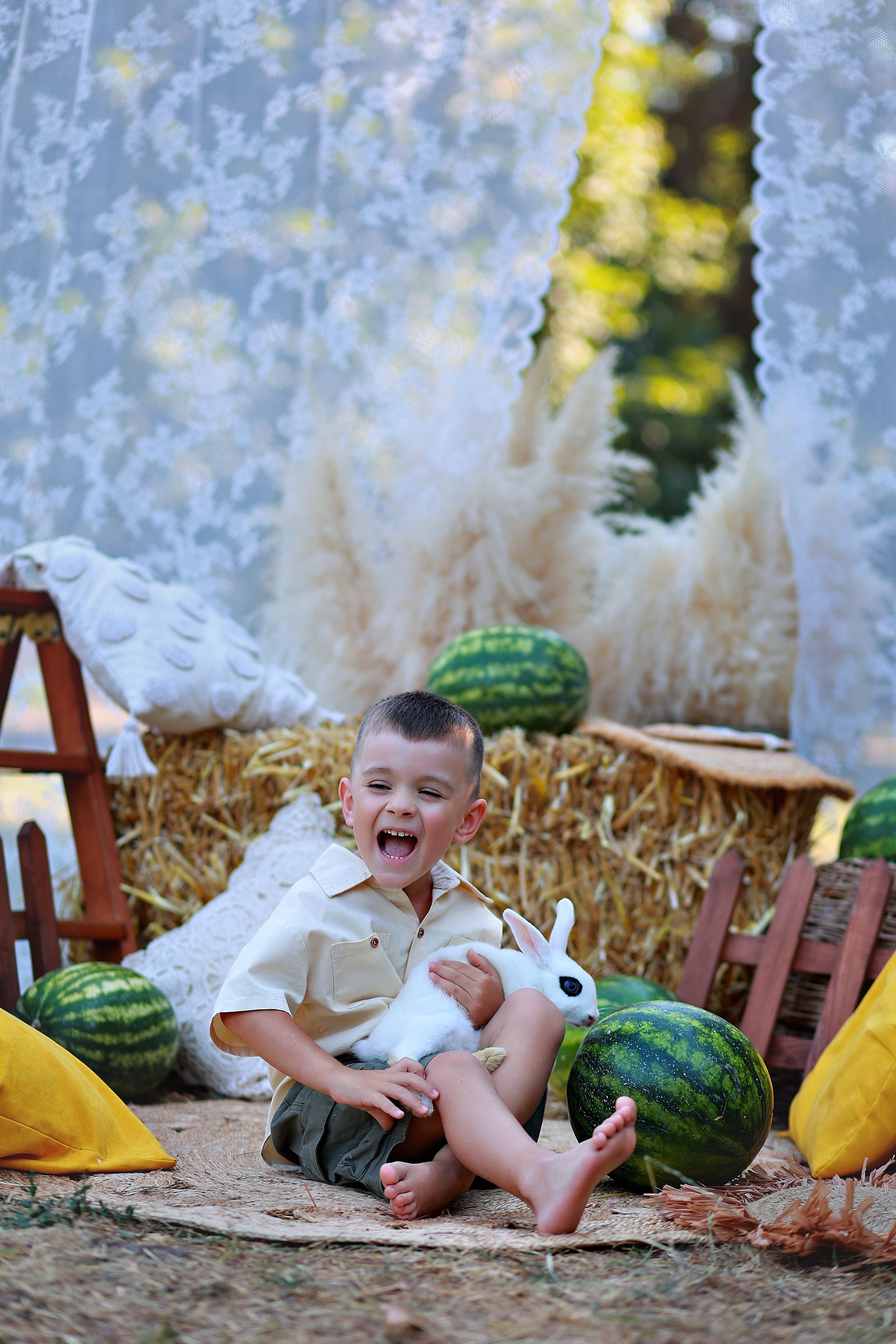 Арбузный фотодень. Детский семейный фотограф Краснодар