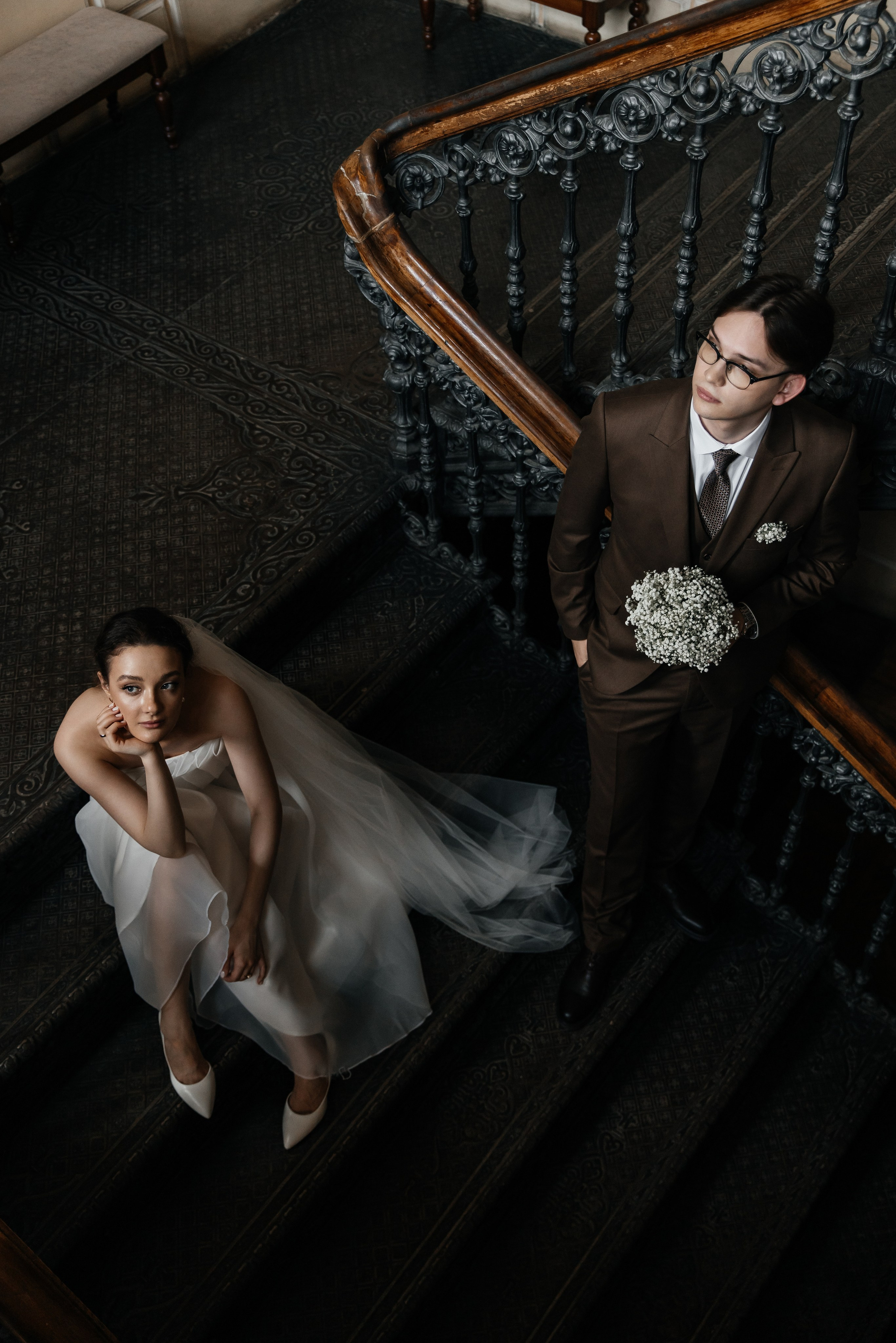 Вероника и Юрий|Савеловский|Библиотека им. Пушкина. Фотограф Москва Шептаев Артём