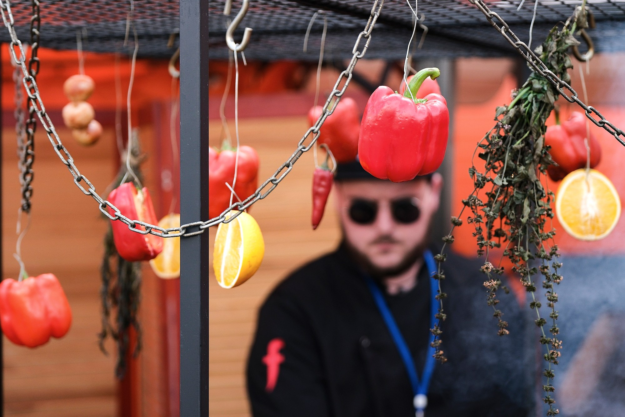 Гриль зона на фестивале "Есть" в Томске. 3 сентября, 2023. Никита Гольцов / РИА Томск.