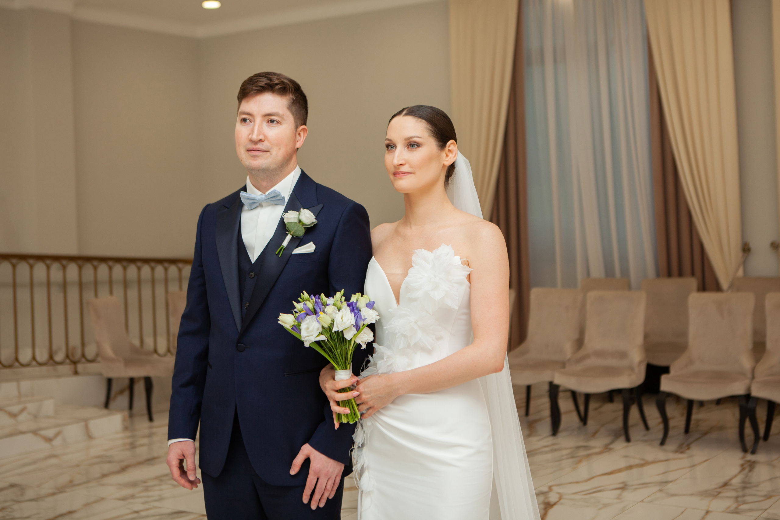 Фотосессия жениха и невесты в шипиловском загсе. Фотограф Ольга Ефремова