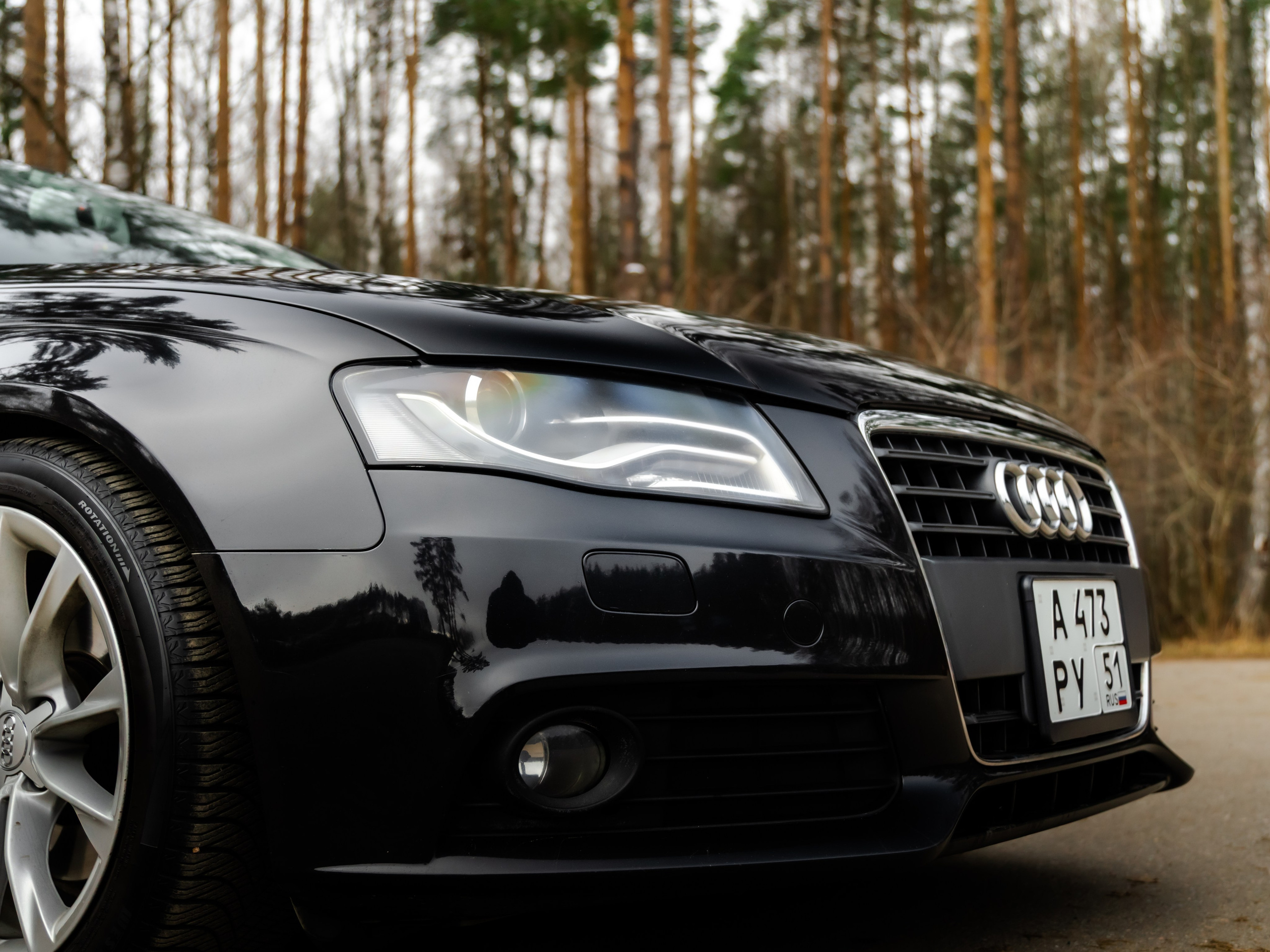 AUDI A4 B8 AVANT. Opasnophoto