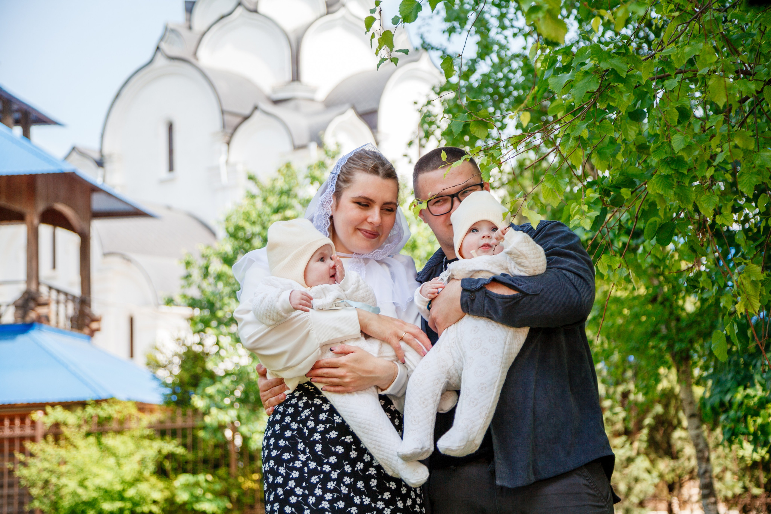 Крещение близняшек. Свадебный и семейный фотограф в Армавире
