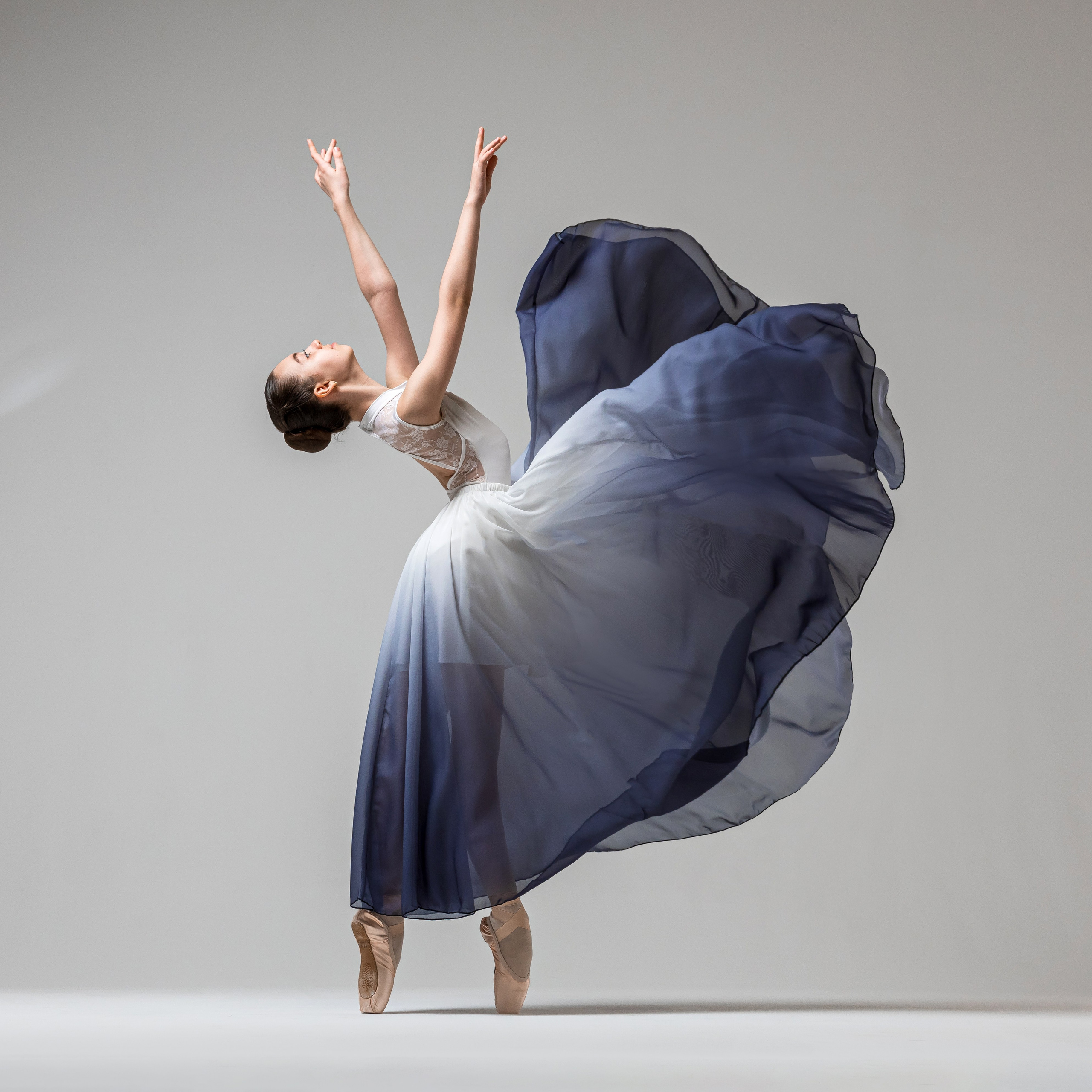 Балетная съёмка на белой циклораме и фонах. Балетный фотограф Алина Ханько — Душа Балета