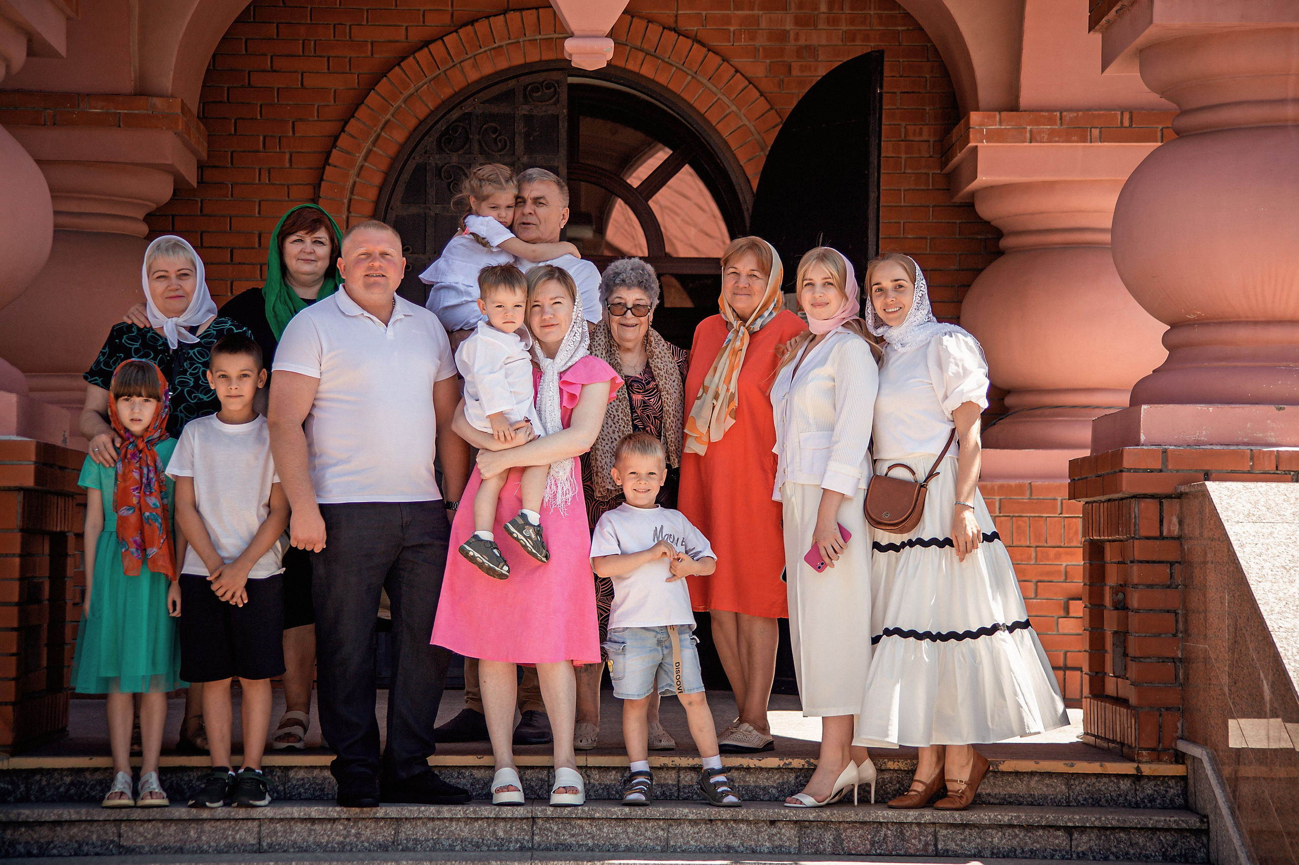 Общее крещение. Семейный и детский фотограф в Москве Ольга Кривенцова