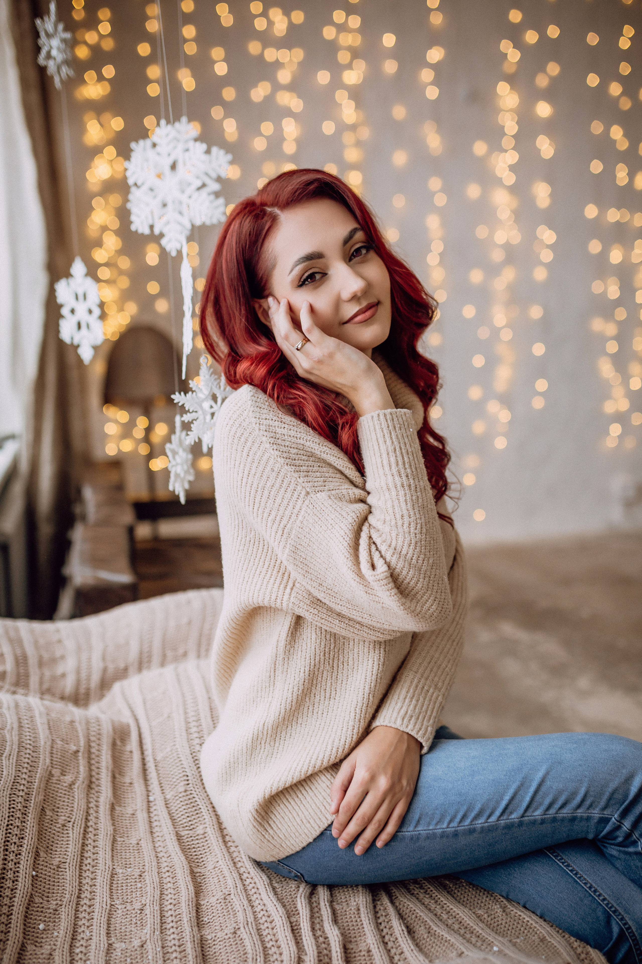 Новогодняя фотосессия для мамы и дочки. Фотограф в Смоленске Ольга Давыдова