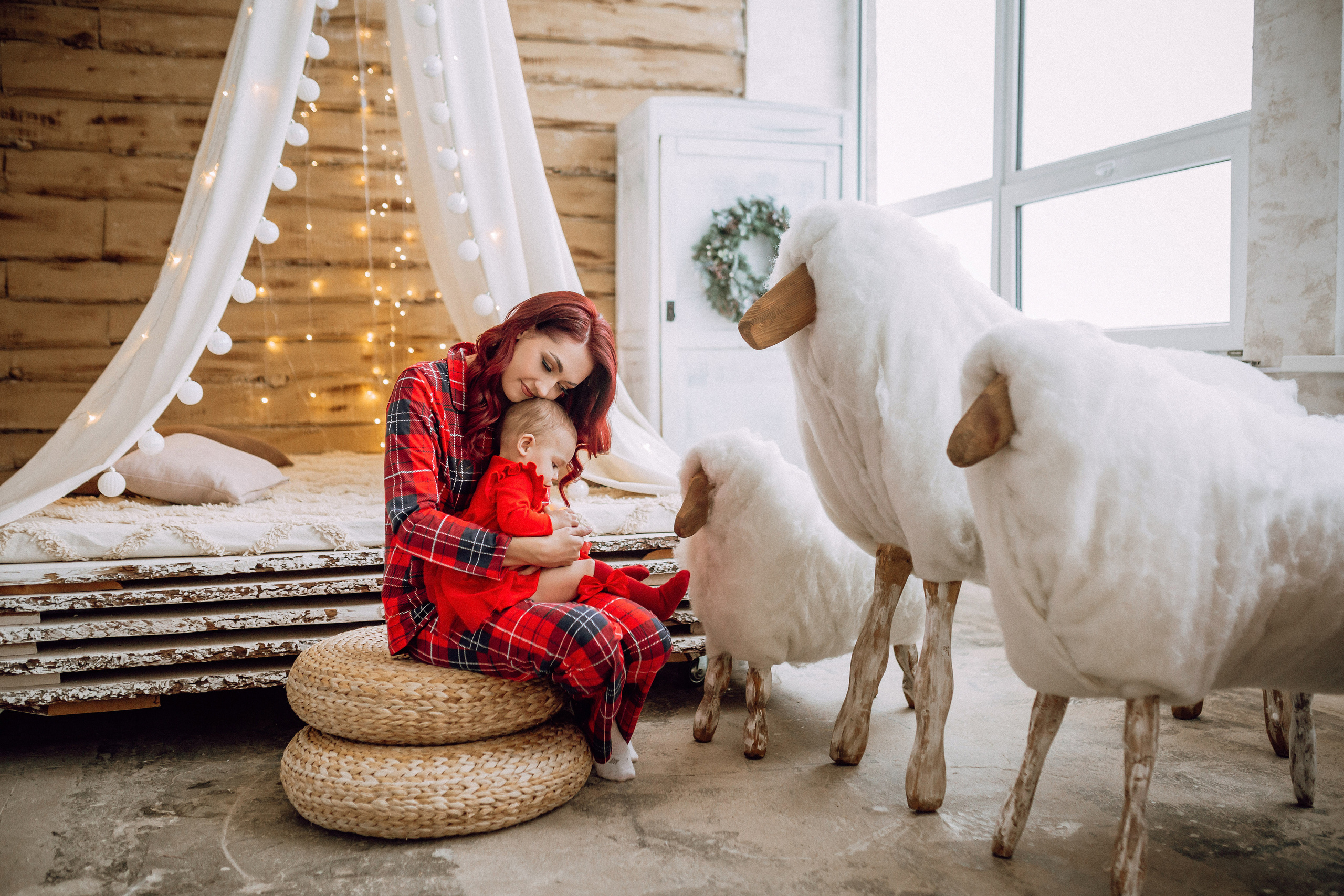 Новогодняя фотосессия для мамы и дочки. Фотограф в Смоленске Ольга Давыдова