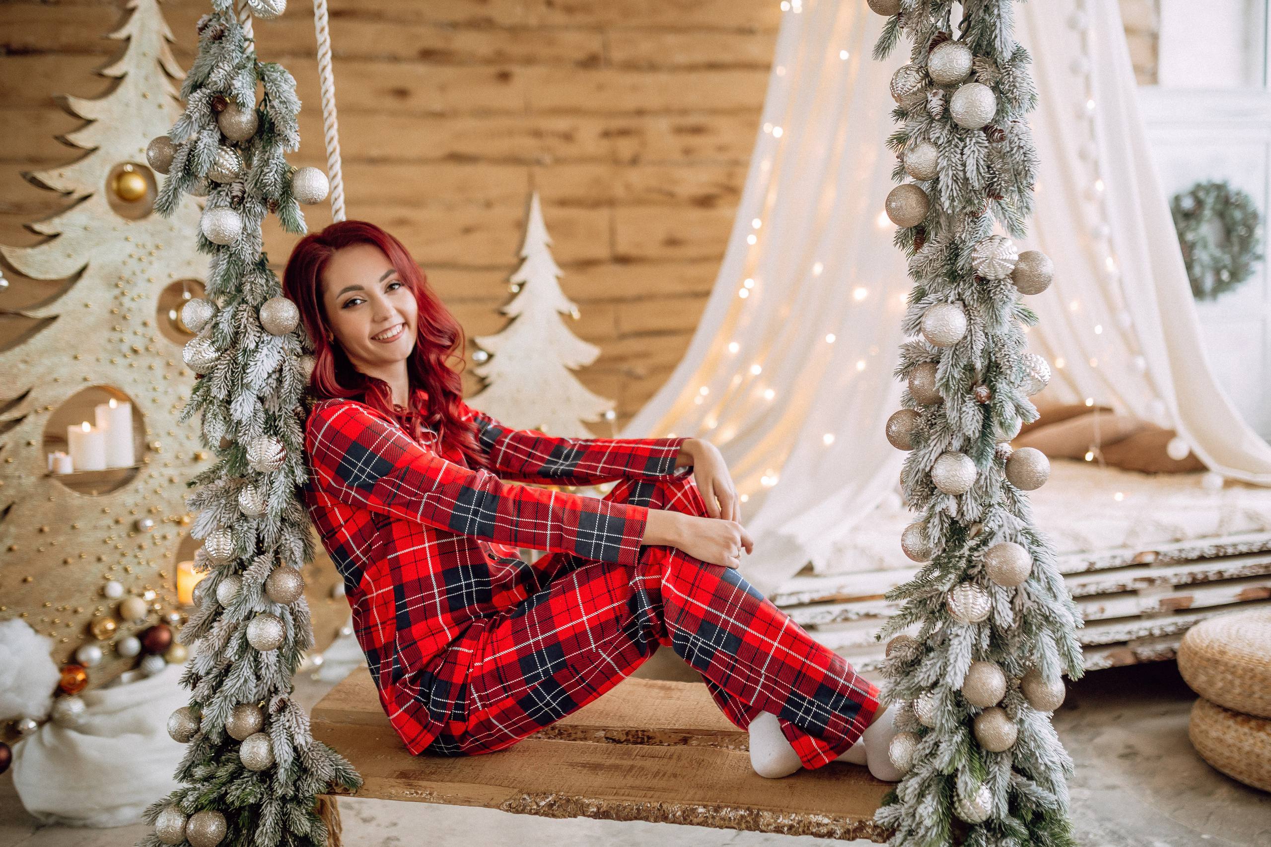 Новогодняя фотосессия для мамы и дочки. Фотограф в Смоленске Ольга Давыдова