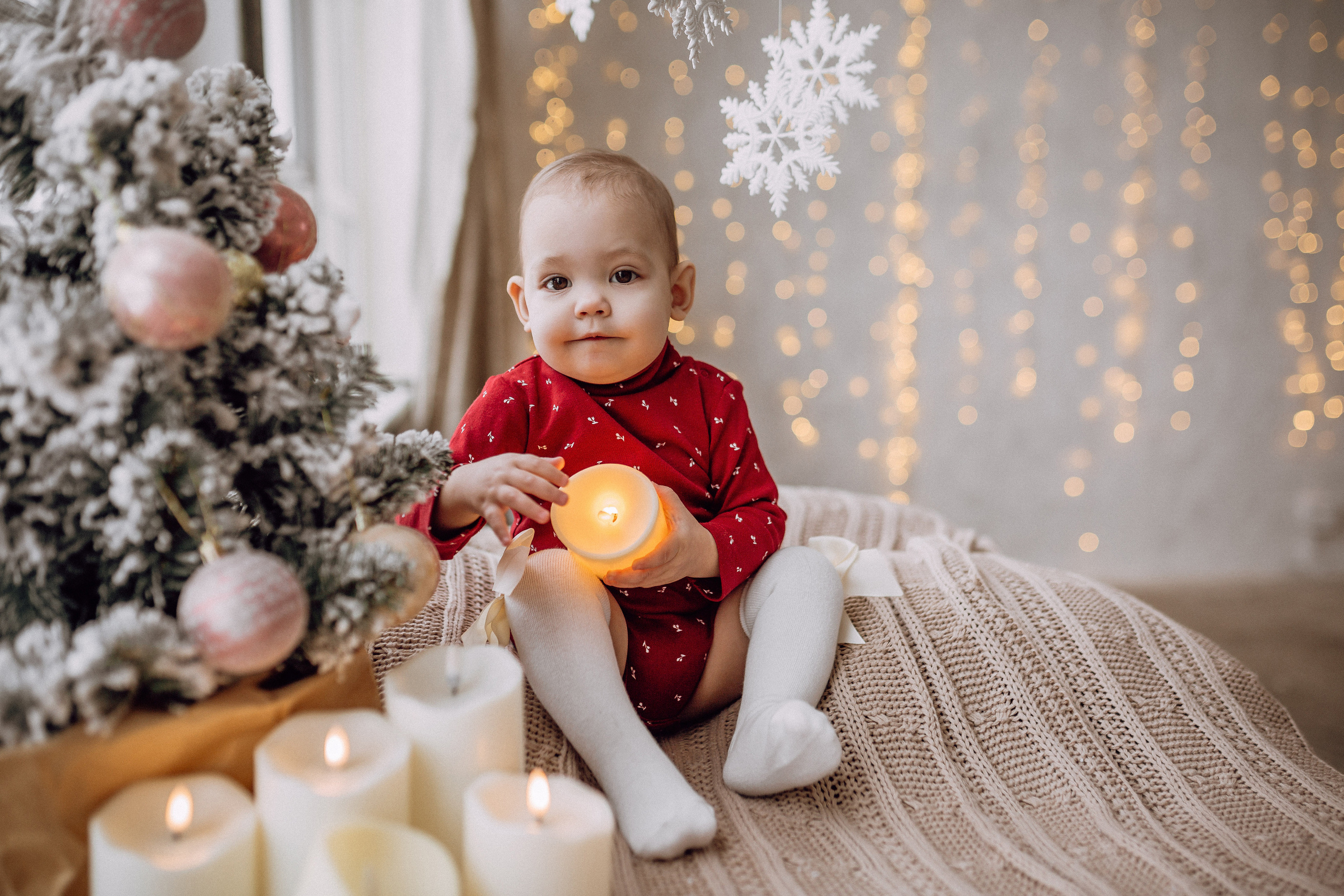 Новогодняя фотосессия для мамы и дочки. Фотограф в Смоленске Ольга Давыдова
