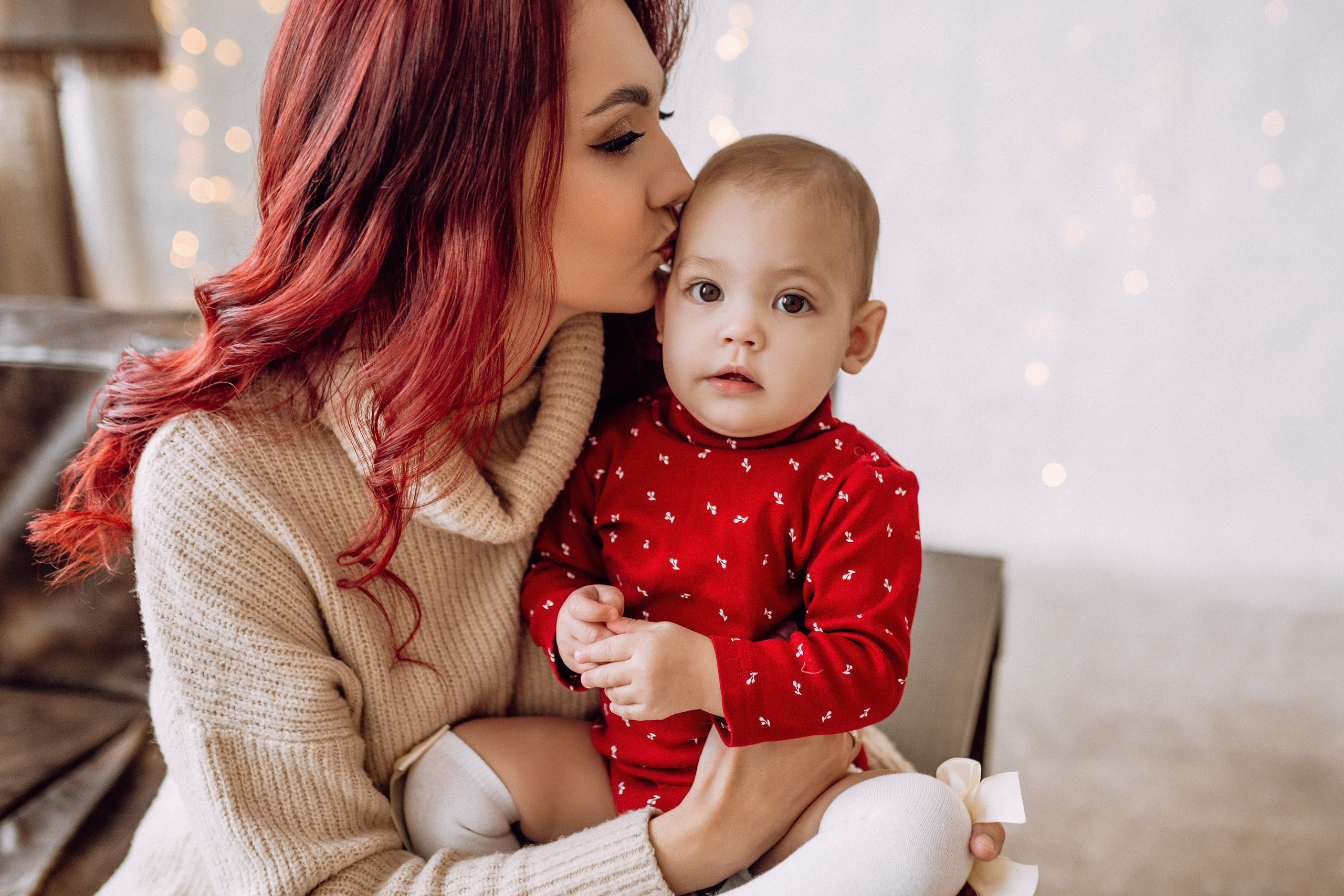 Новогодняя фотосессия для мамы и дочки. Фотограф в Смоленске Ольга Давыдова