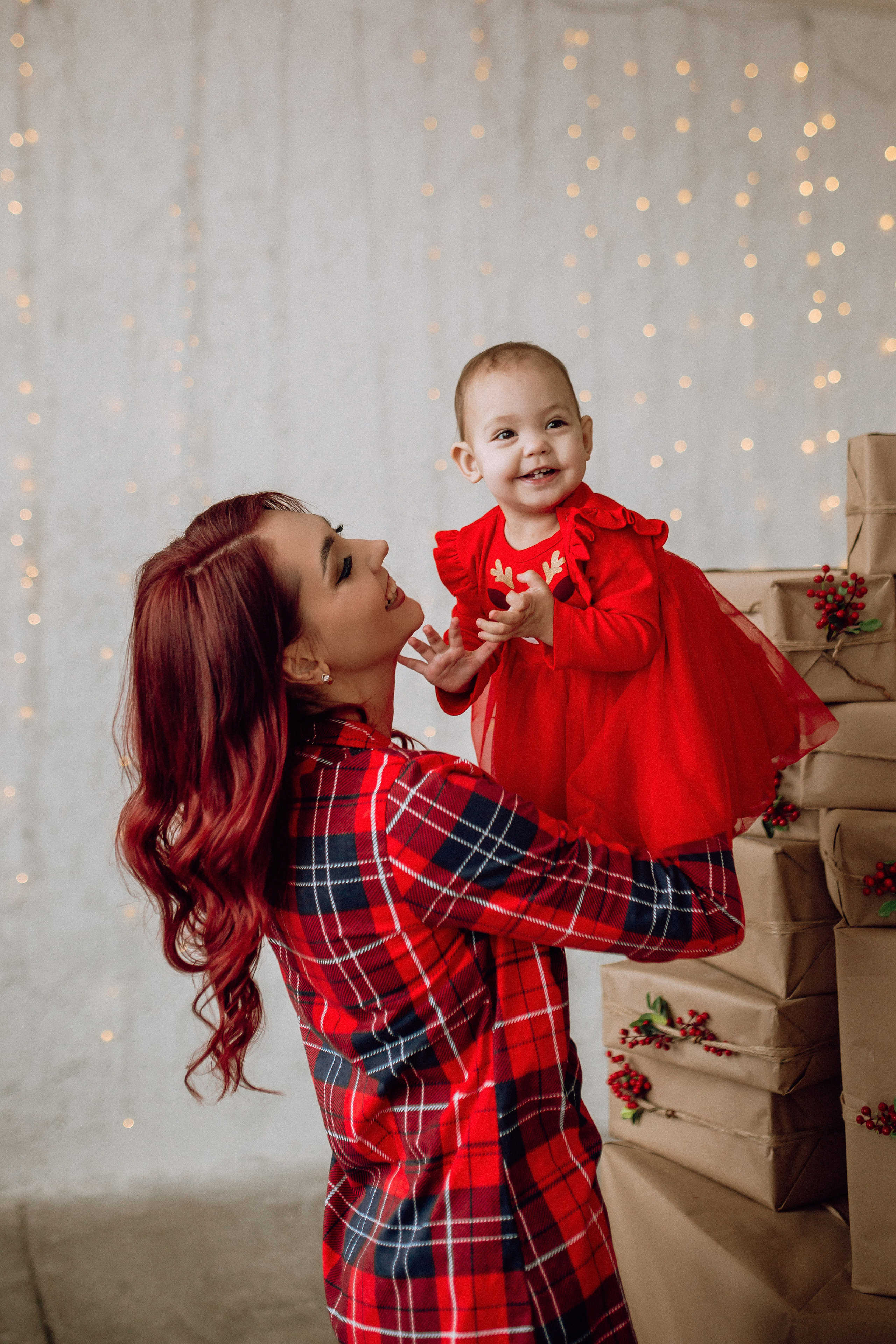 Новогодняя фотосессия для мамы и дочки. Фотограф в Смоленске Ольга Давыдова
