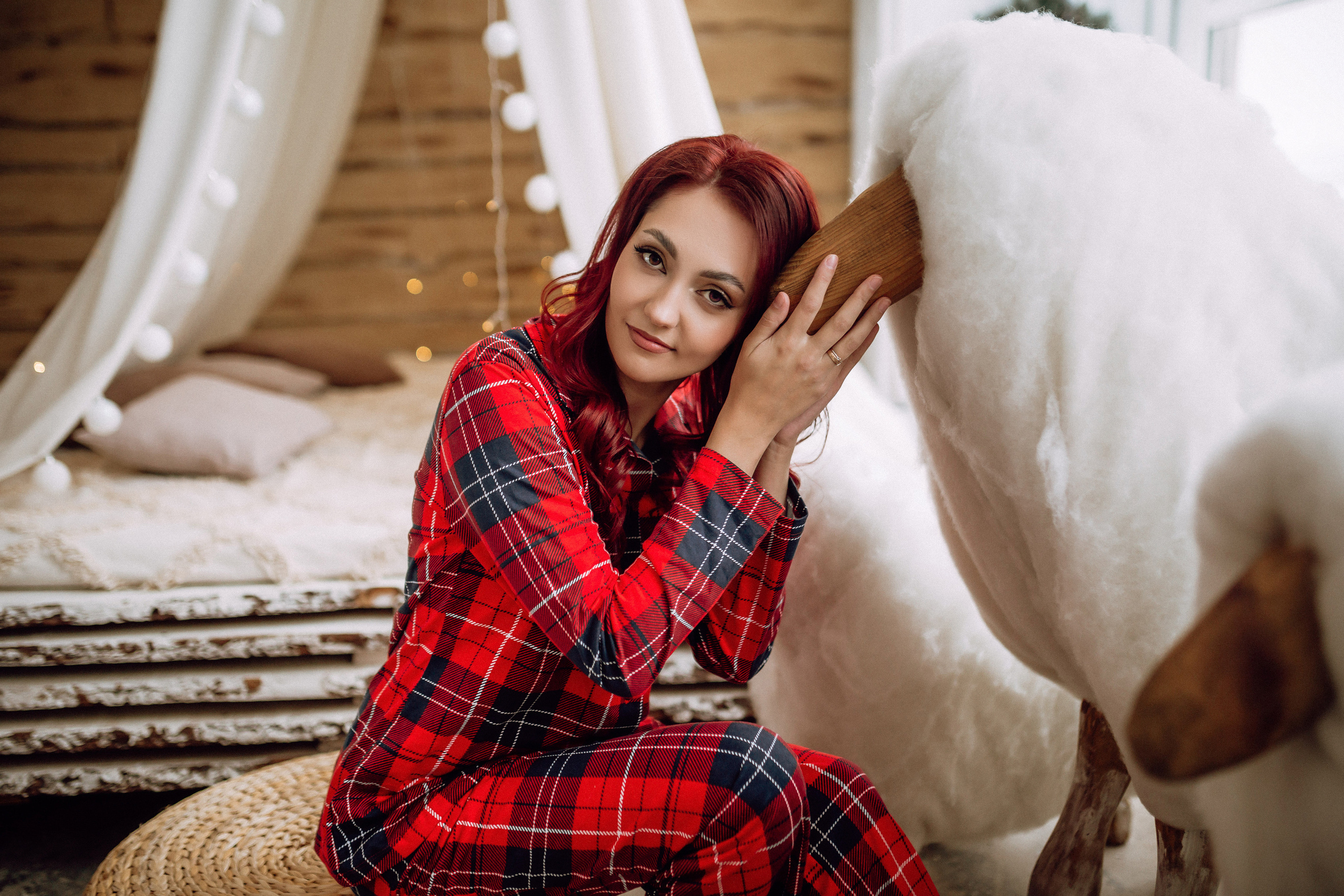 Новогодняя фотосессия для мамы и дочки. Фотограф в Смоленске Ольга Давыдова