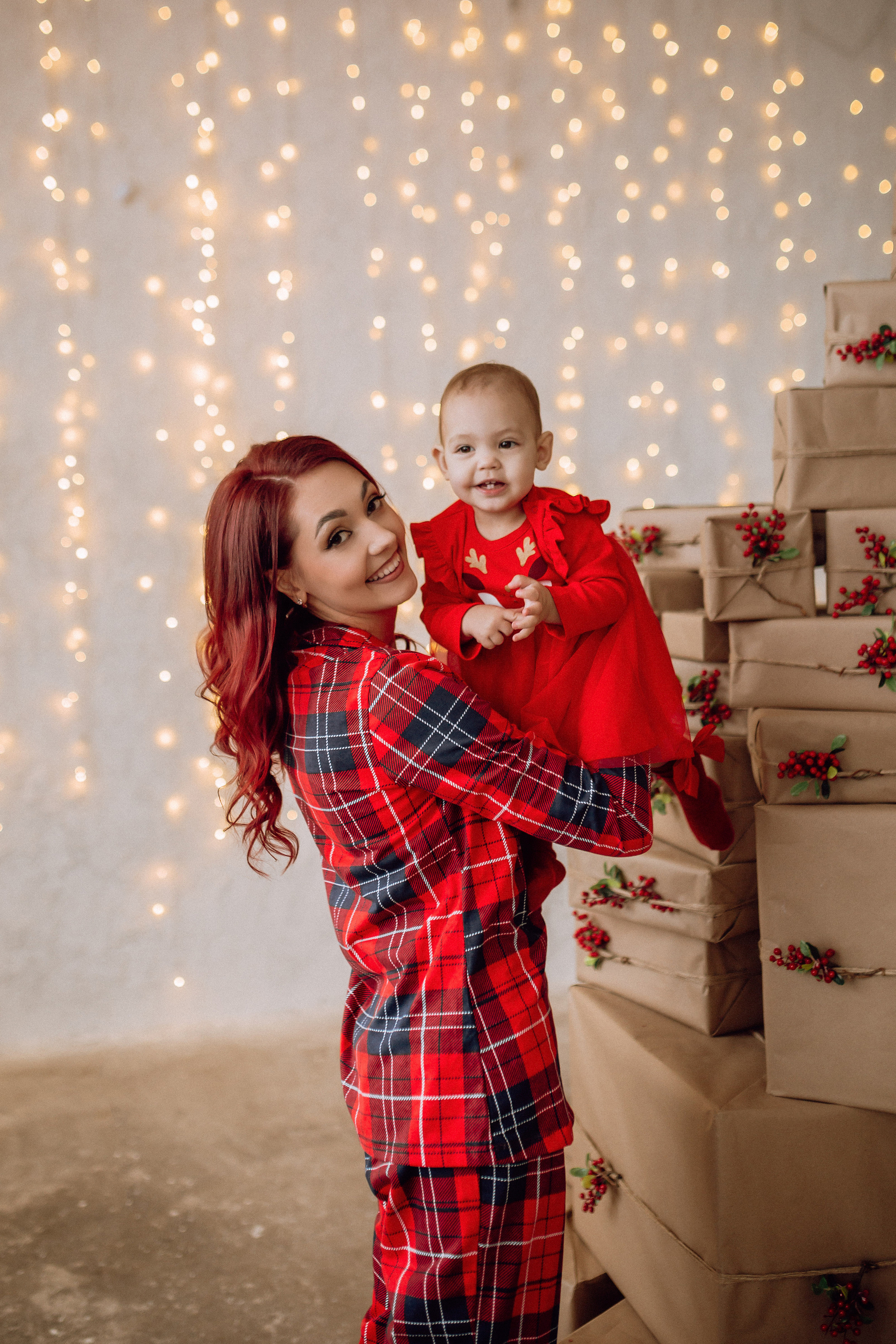 Новогодняя фотосессия для мамы и дочки. Фотограф в Смоленске Ольга Давыдова