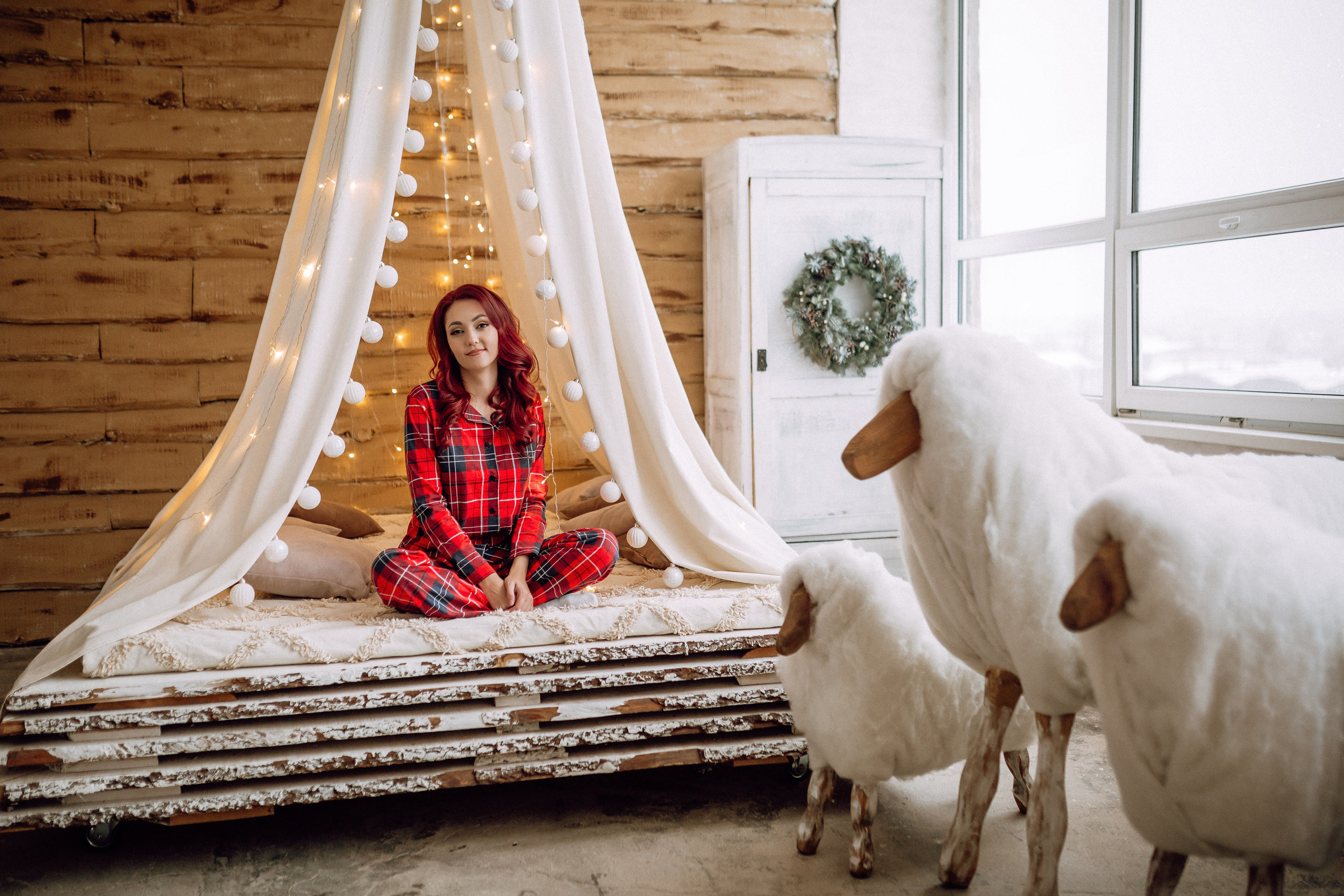 Новогодняя фотосессия для мамы и дочки. Фотограф в Смоленске Ольга Давыдова