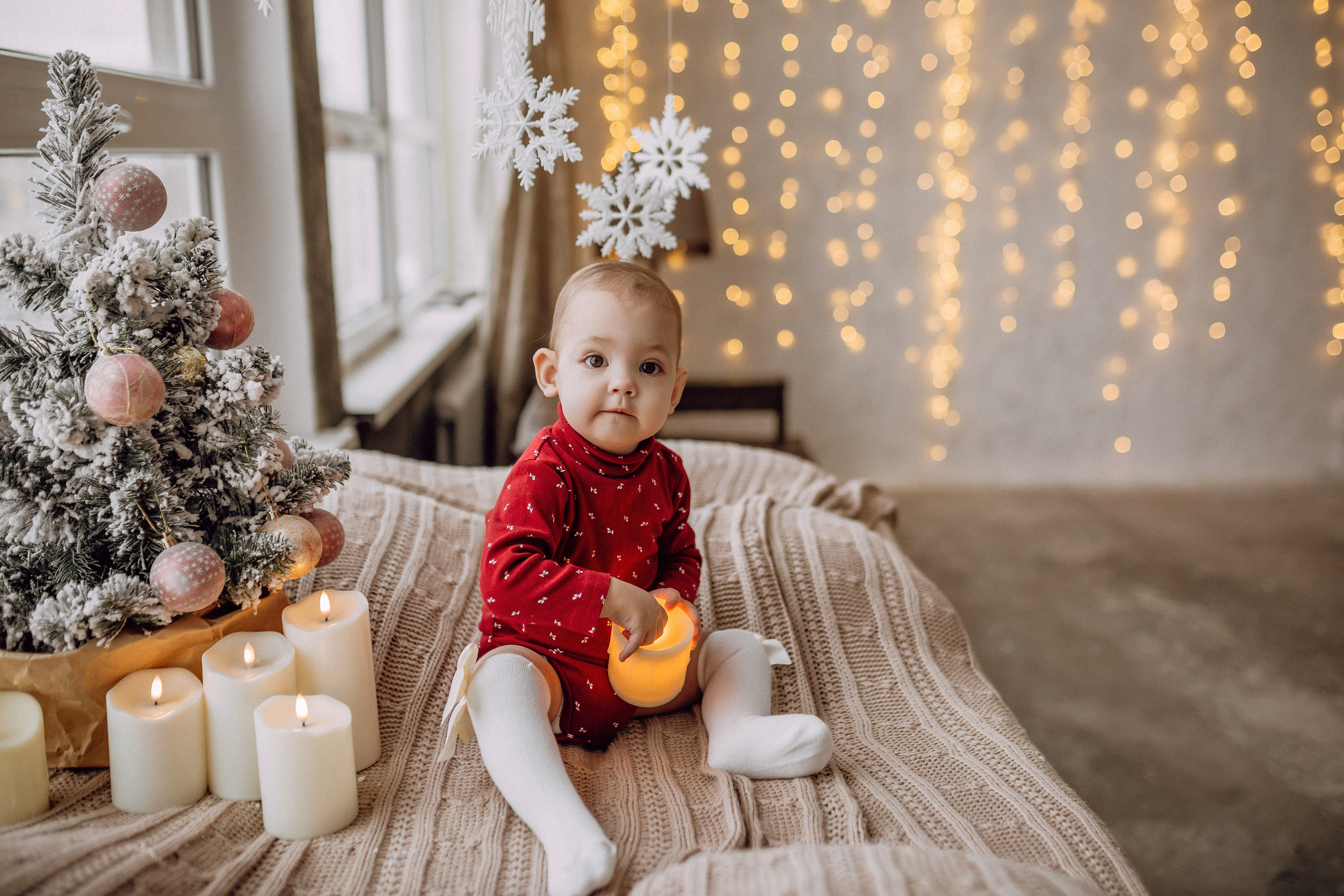 Новогодняя фотосессия для мамы и дочки. Фотограф в Смоленске Ольга Давыдова