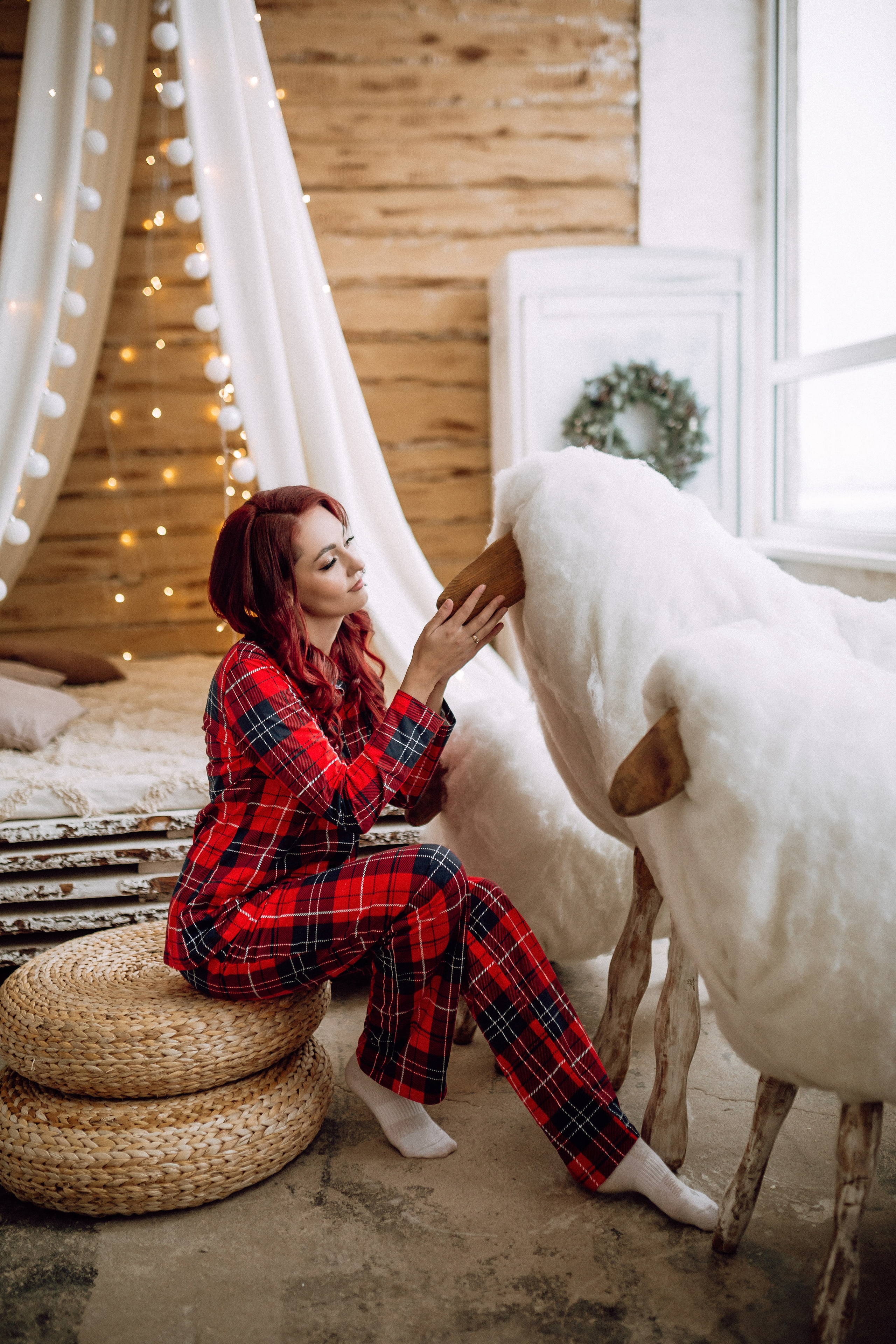 Новогодняя фотосессия для мамы и дочки. Фотограф в Смоленске Ольга Давыдова