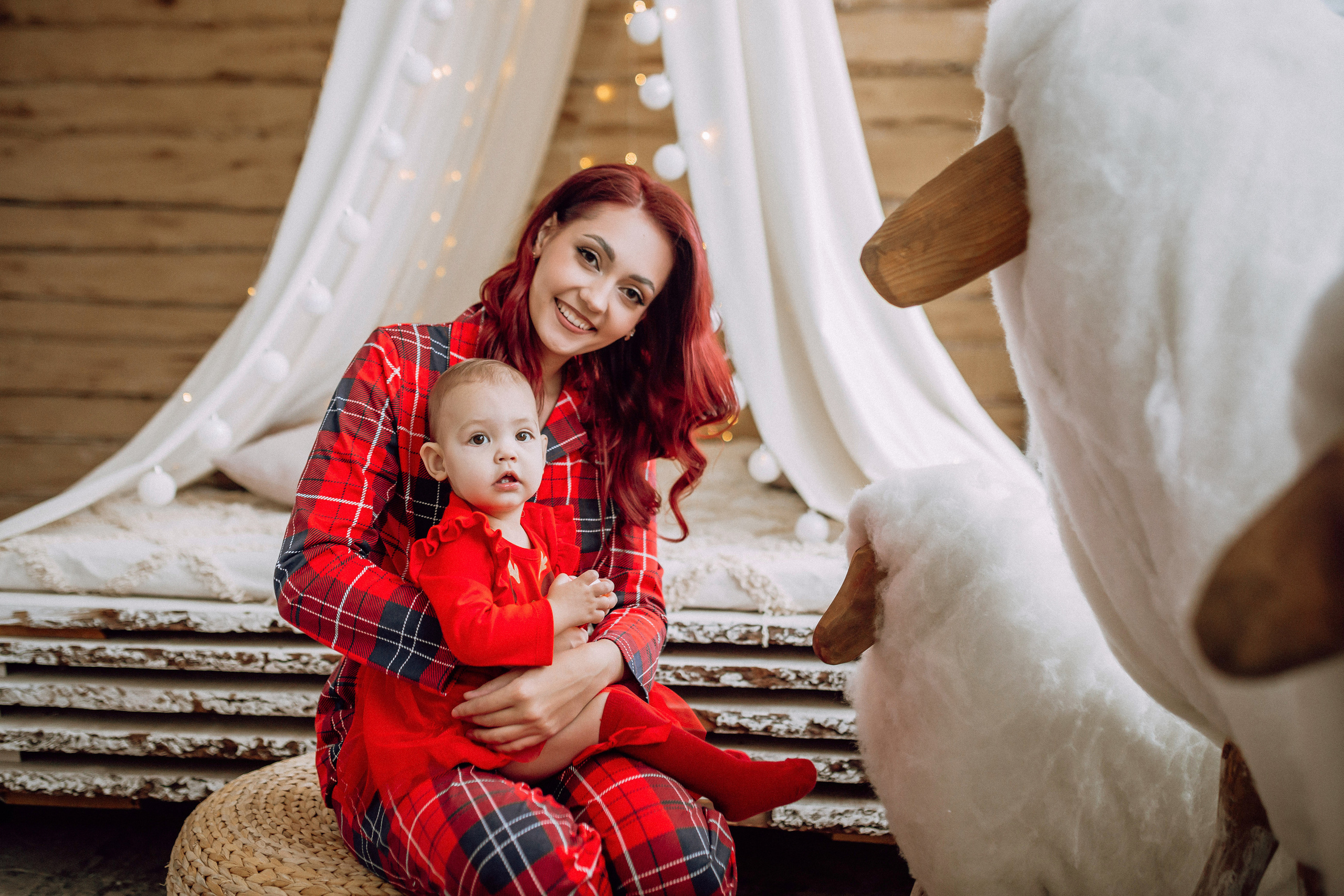 Новогодняя фотосессия для мамы и дочки. Фотограф в Смоленске Ольга Давыдова