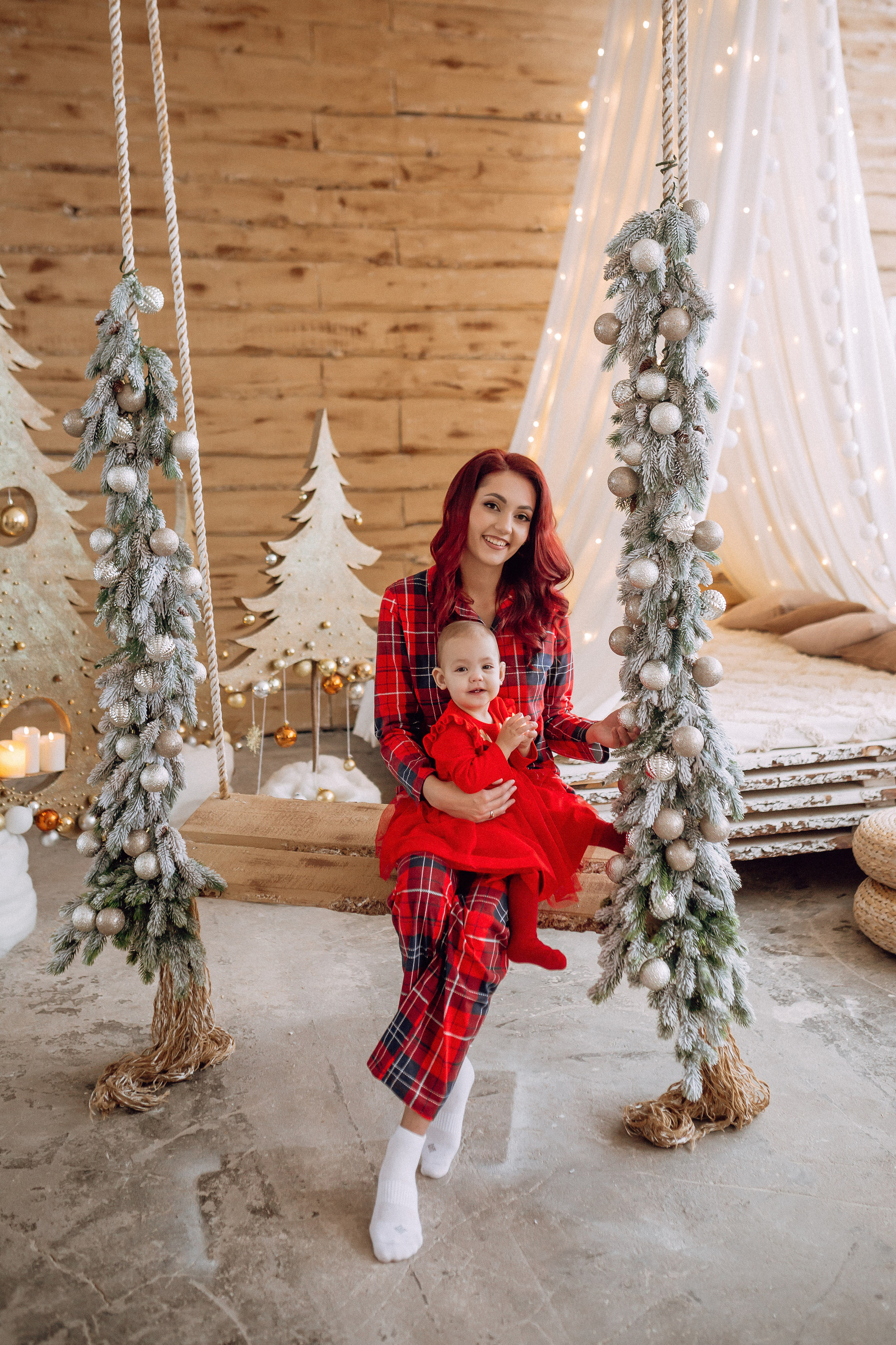 Новогодняя фотосессия для мамы и дочки. Фотограф в Смоленске Ольга Давыдова