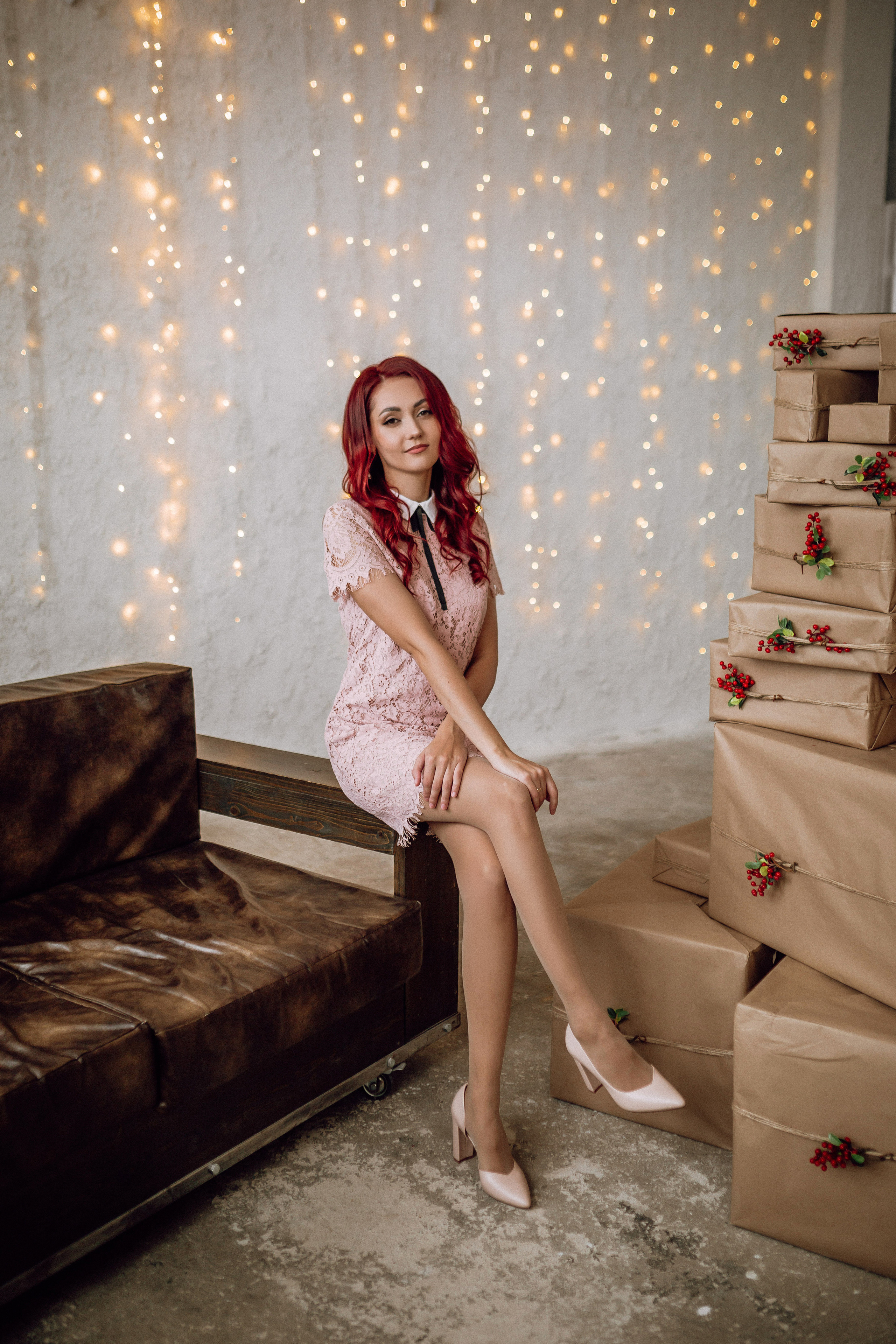 Новогодняя фотосессия для мамы и дочки. Фотограф в Смоленске Ольга Давыдова