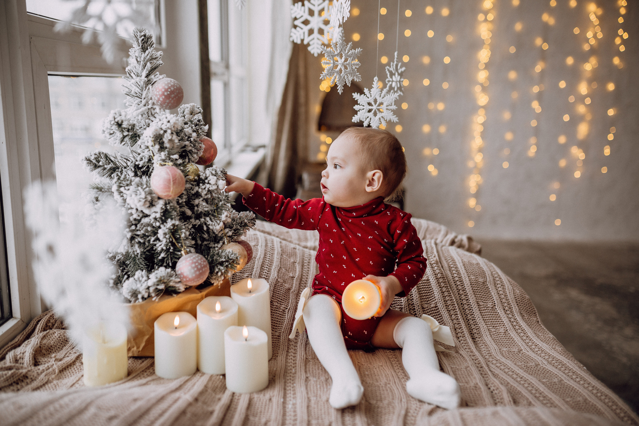 Новогодняя фотосессия для мамы и дочки. Фотограф в Смоленске Ольга Давыдова