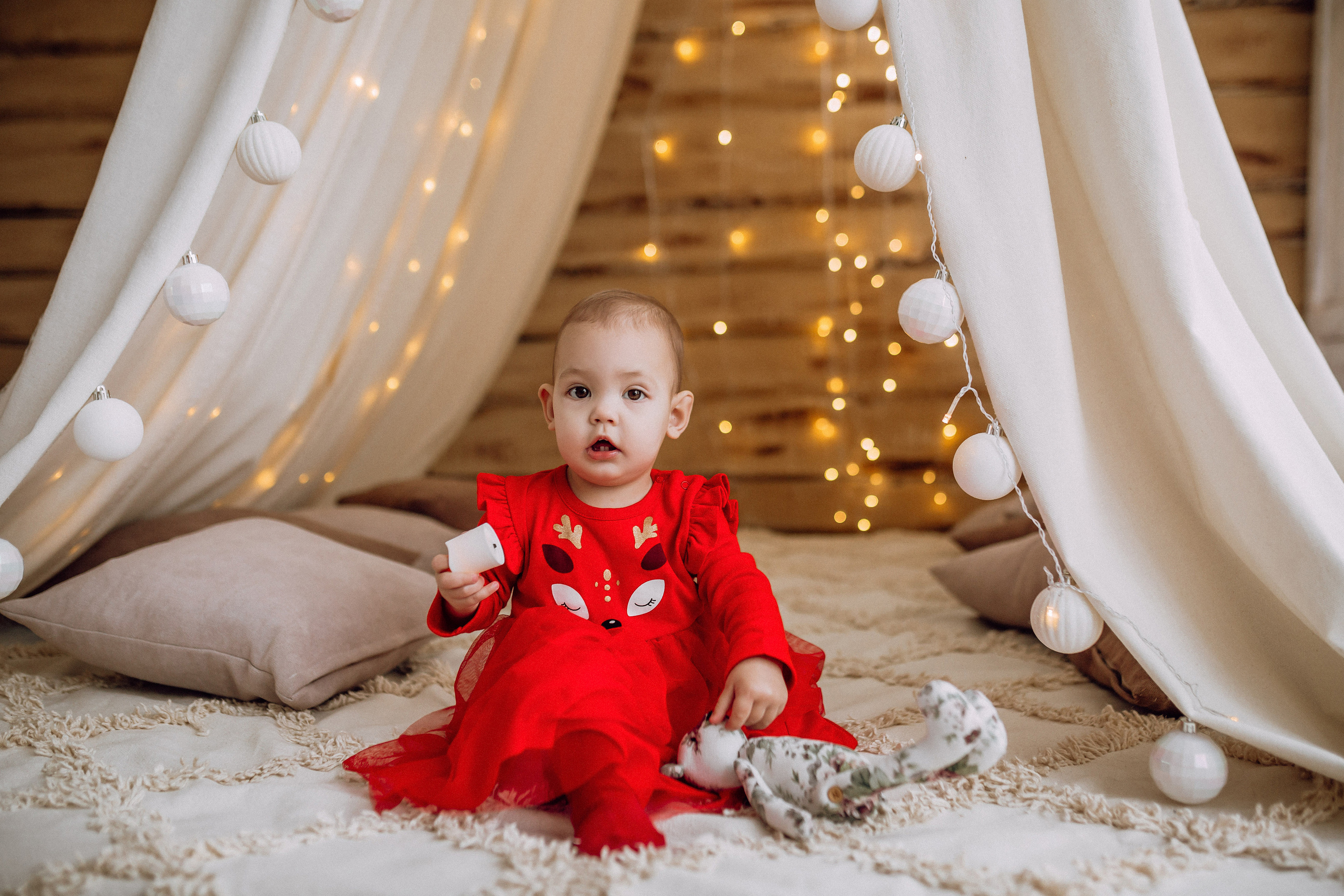 Новогодняя фотосессия для мамы и дочки. Фотограф в Смоленске Ольга Давыдова