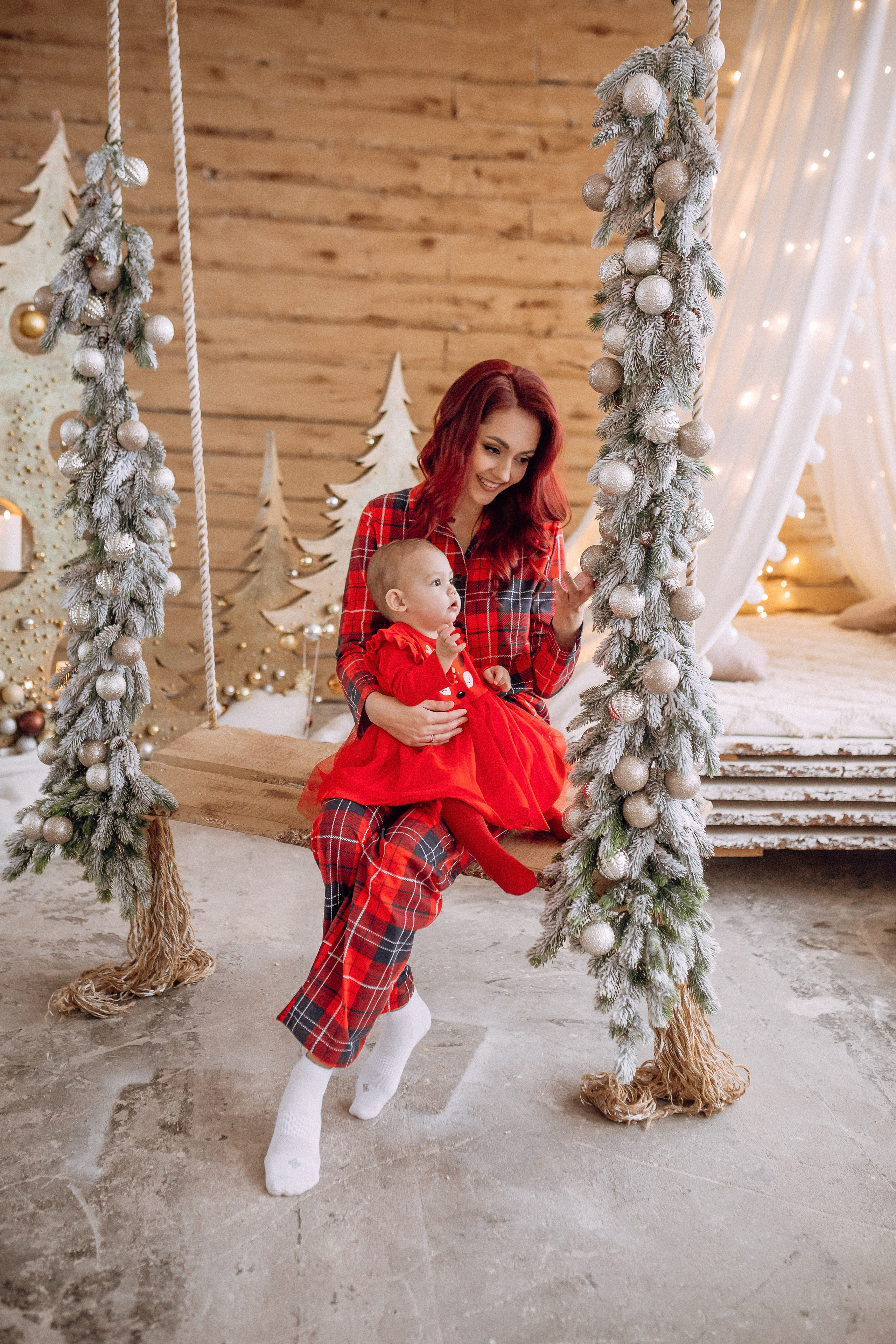 Новогодняя фотосессия для мамы и дочки. Фотограф в Смоленске Ольга Давыдова