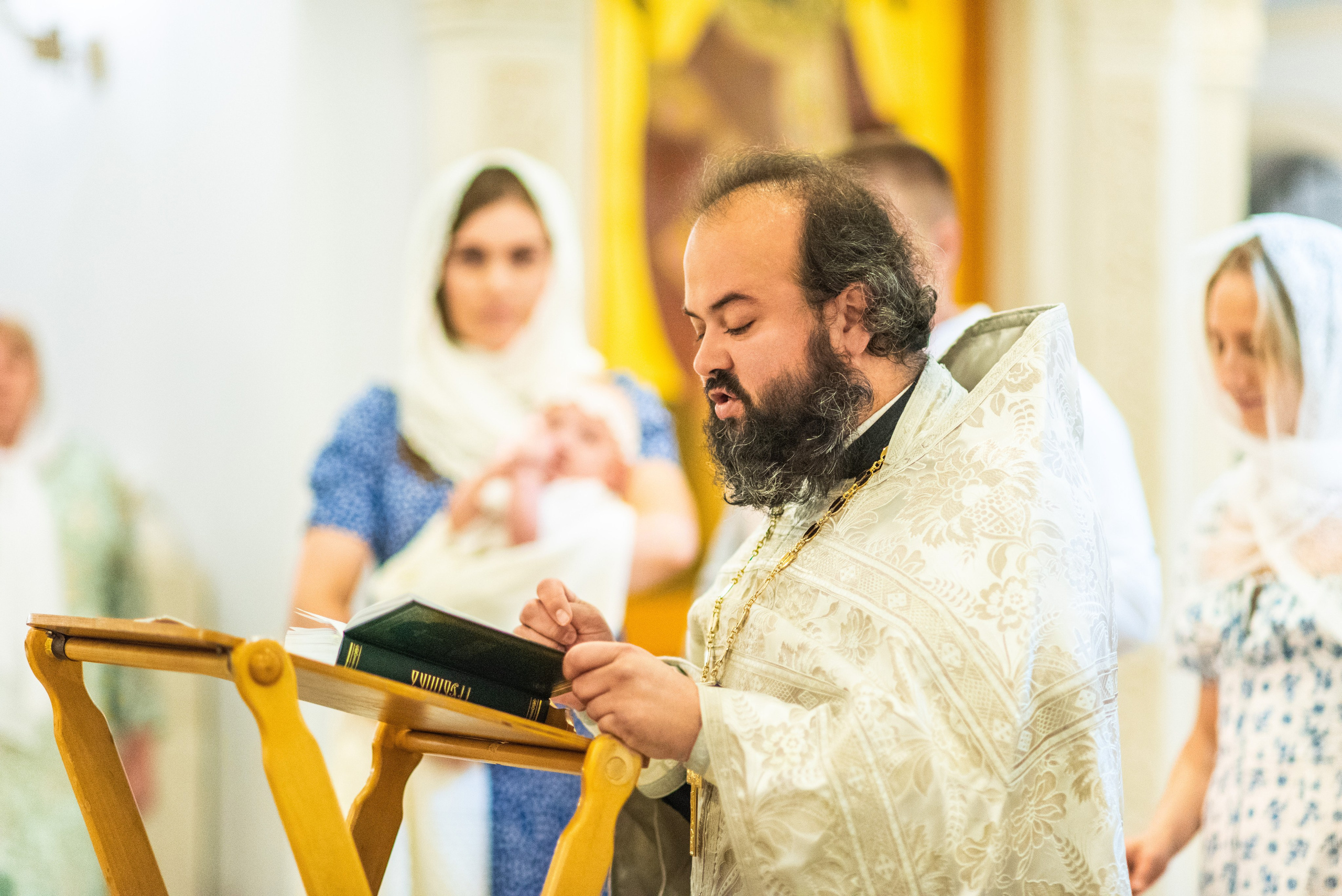 Крещении Ксении. Фотограф Юлия Попова