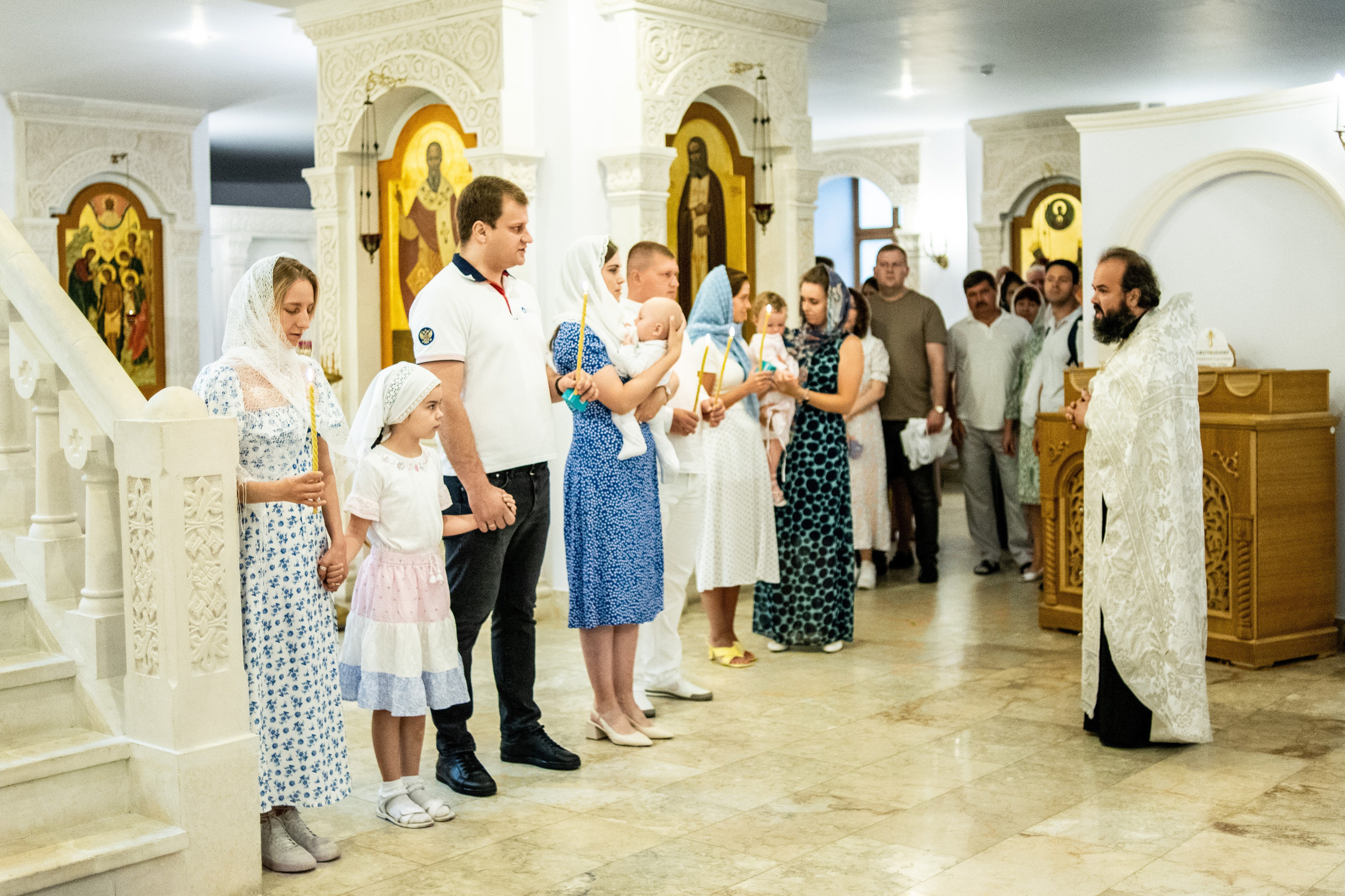 Крещении Ксении. Фотограф Юлия Попова