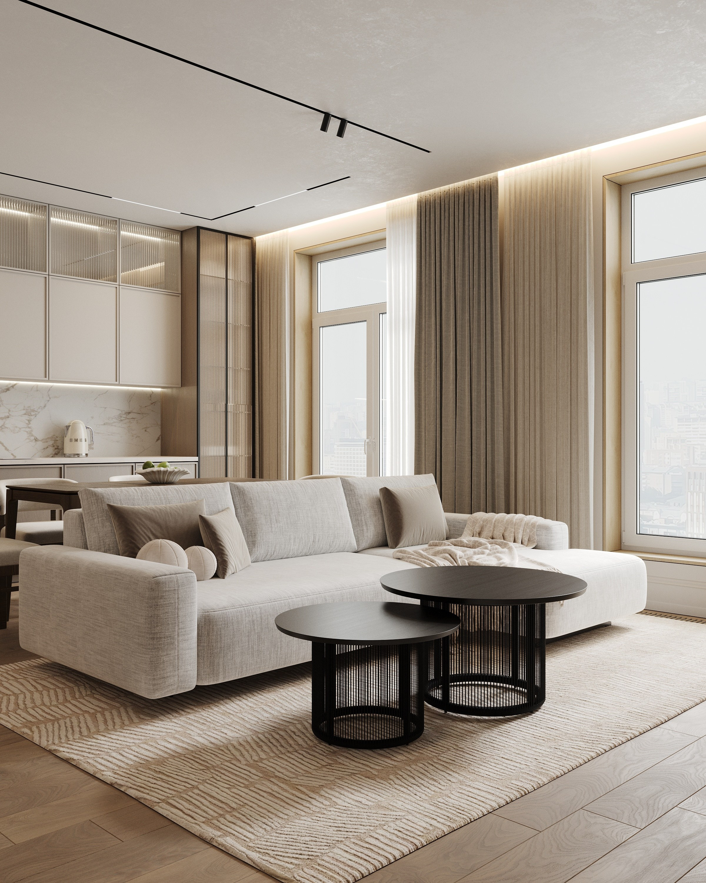 ЖК ''Домино Премиум"/ Санкт-Петербург/ 62 кв. м. Ксения Барабаш дизайнер интерьера в Санкт-Петербурге