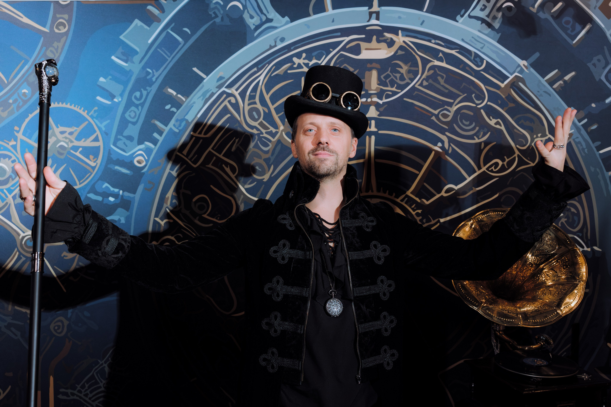 Юбилей 50 лет в стиле Steampunk. АНДРЕЙ ШИРКАЛИН РЕПОРТАЖНЫЙ ФОТОГРАФ МОСКВА НА КОРПОРАТИВ, ДЕНЬ РОЖДЕНИЯ, БАНКЕТ, КОНФЕРЕНЦИЮ, ТИМБИЛДИНГ
