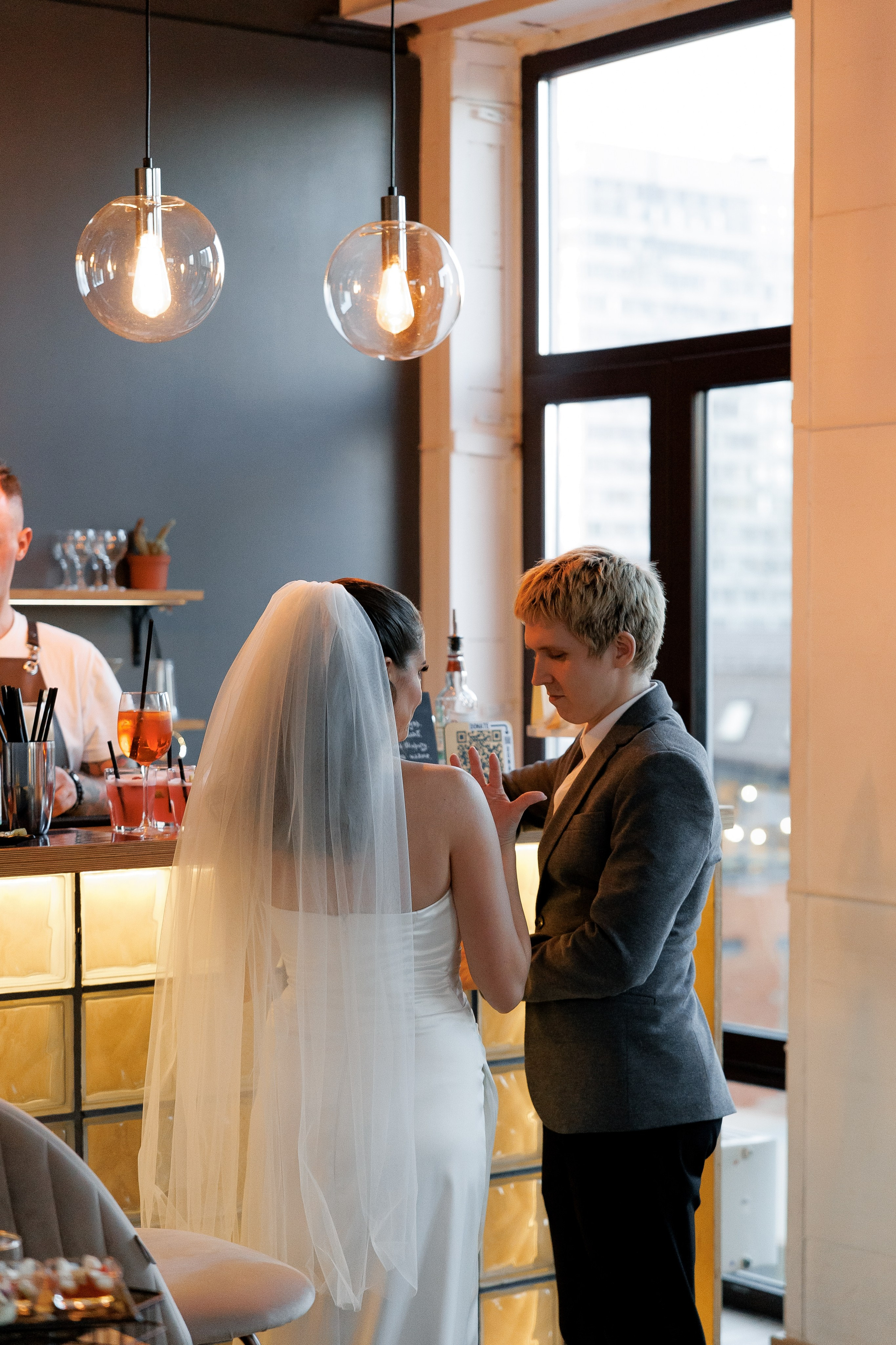 Свадебная вечеринка лофт Телескоп. Свадебный фотограф Домодедово Москва Катерина Алехина