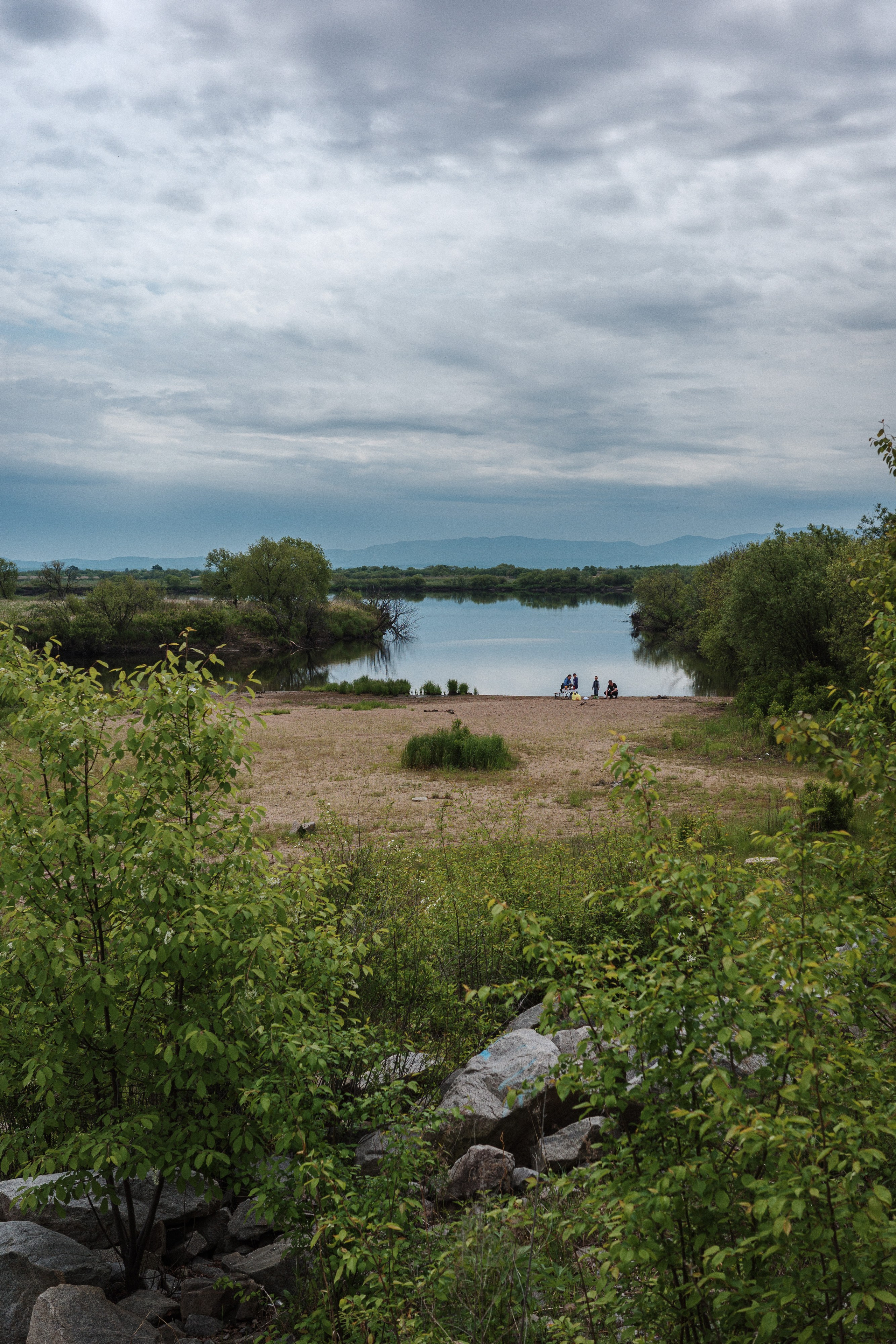 С Димой Уссурийский остров. Фото журналист