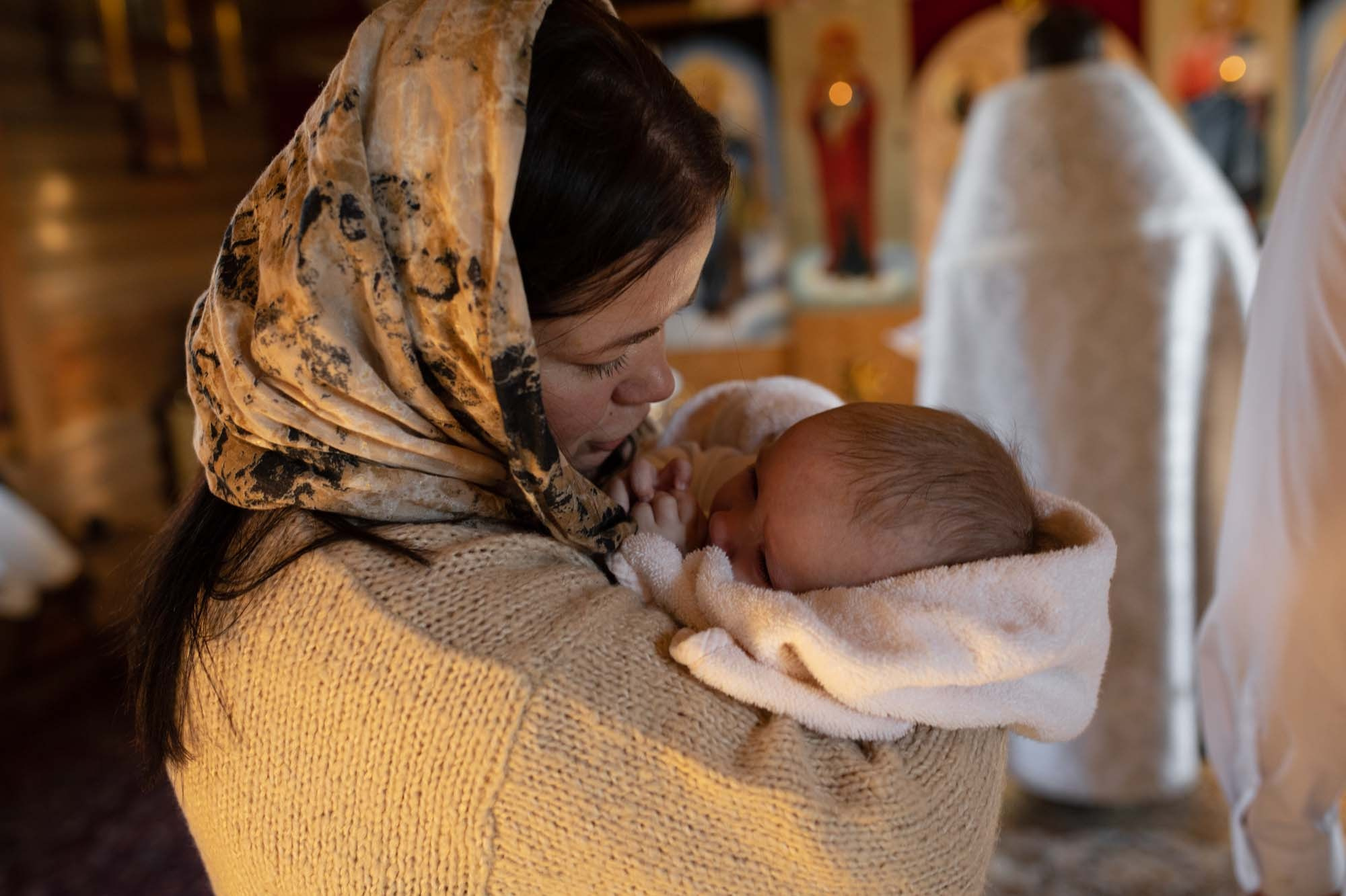 Крещение Софии. Фотограф таинства крещения в Бресте Светлана Будько