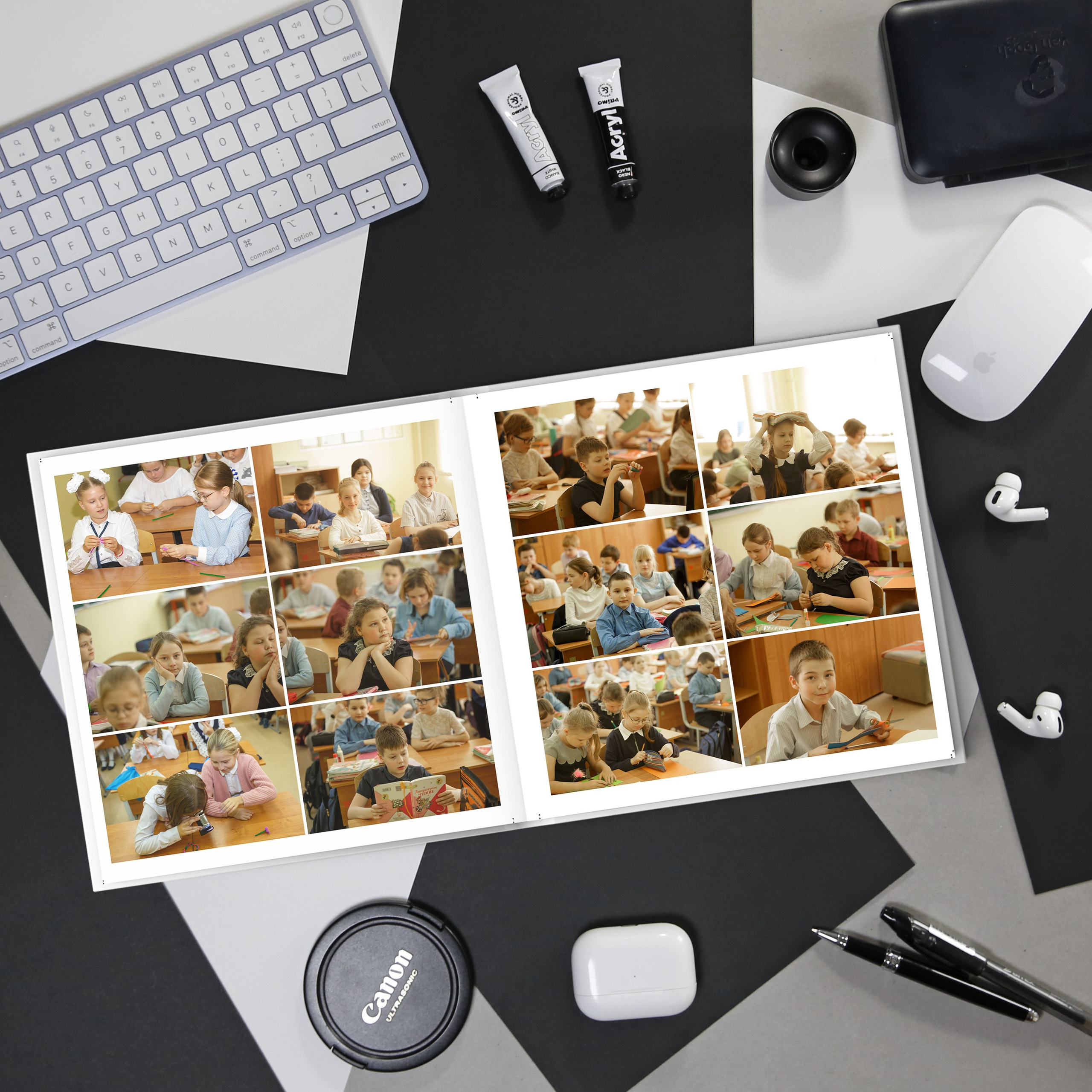 Альбом учителю начальной школы. Выпускные альбомы и школьный фотограф в Подольске, Троицке, Щербинке, Москве и Московской области