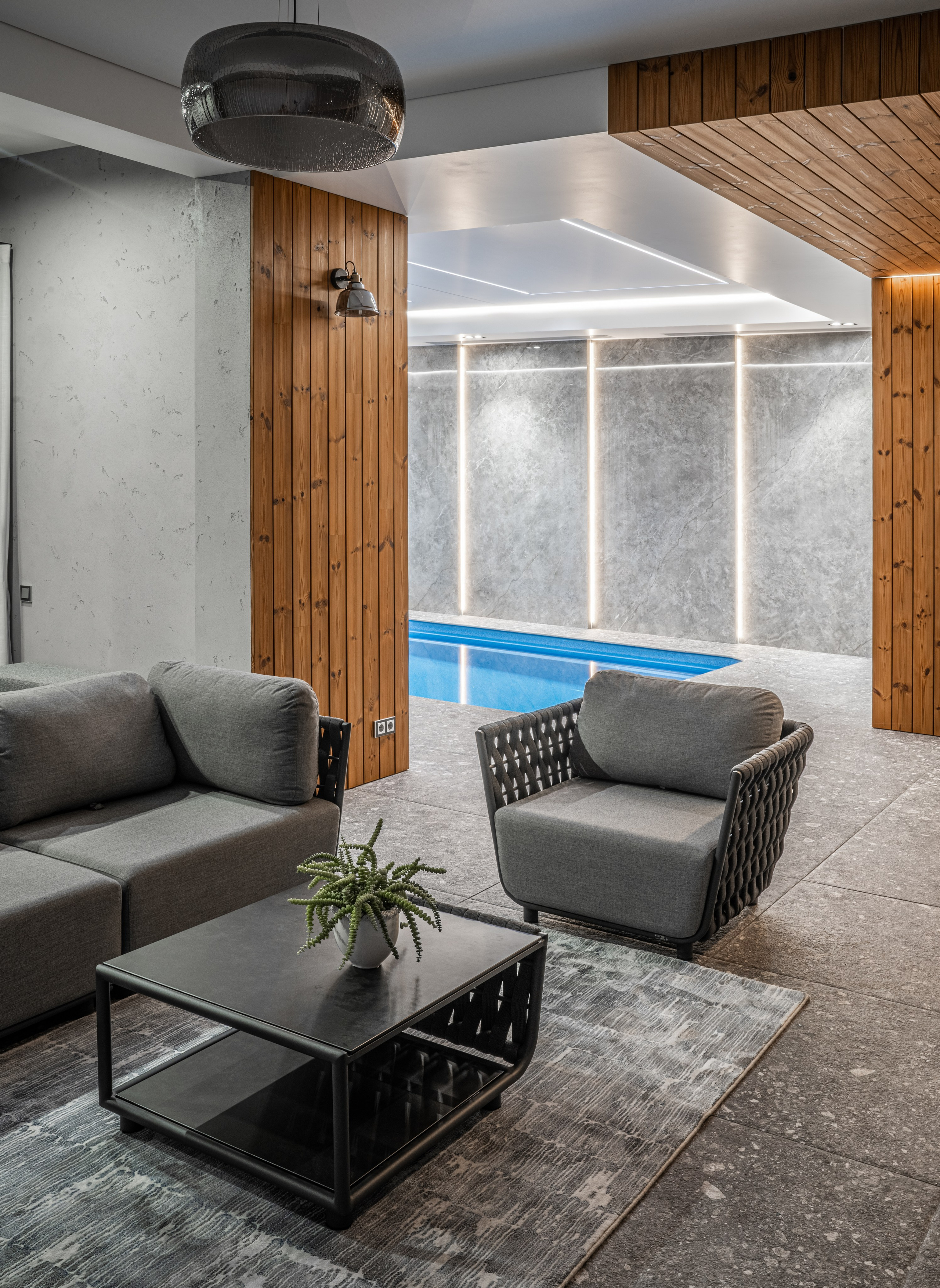 Дом с бассейном. Интерьерный фотограф Краснодар Денис Педань