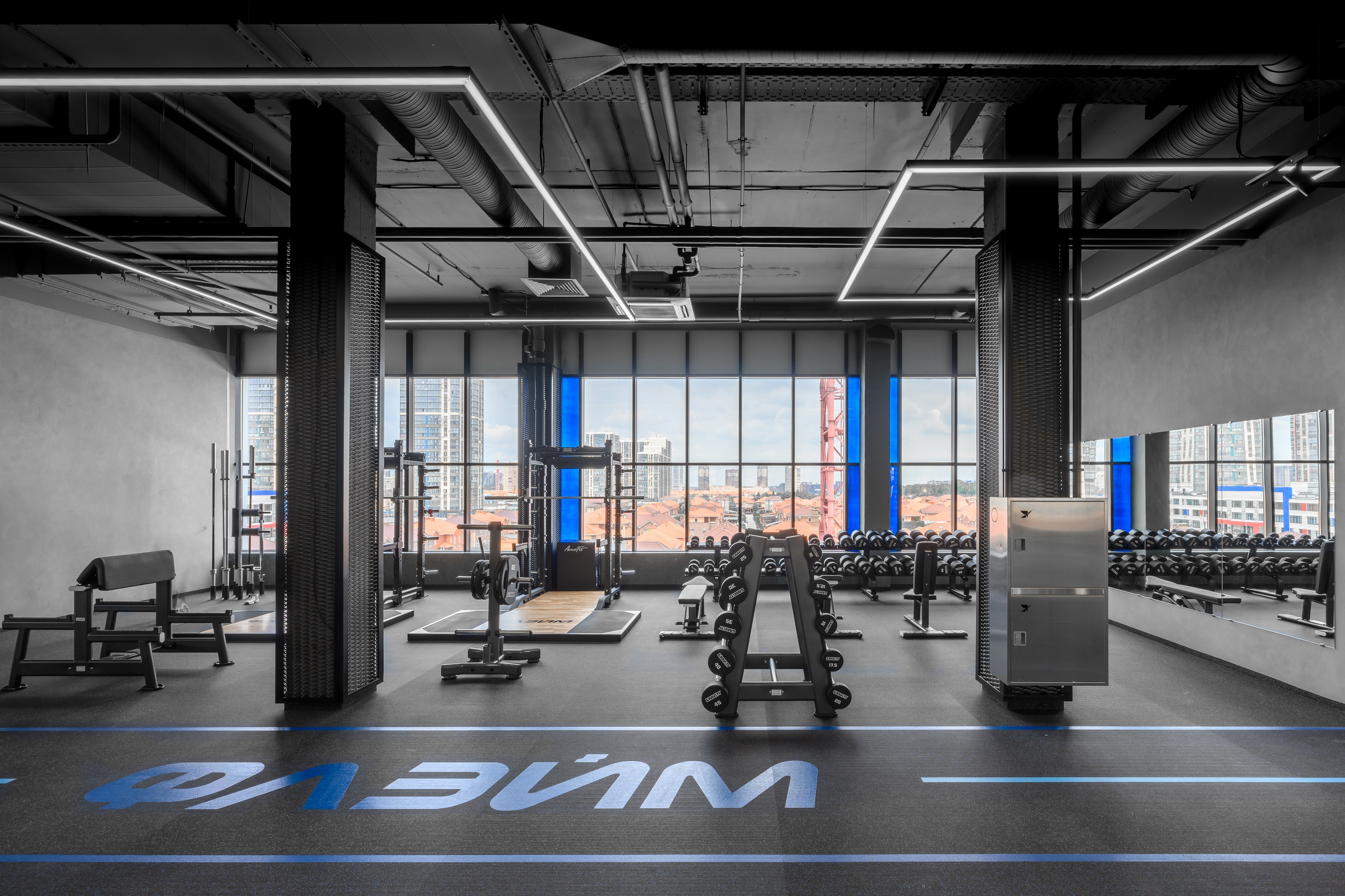 Flame fitness. Интерьерный фотограф Краснодар Денис Педань