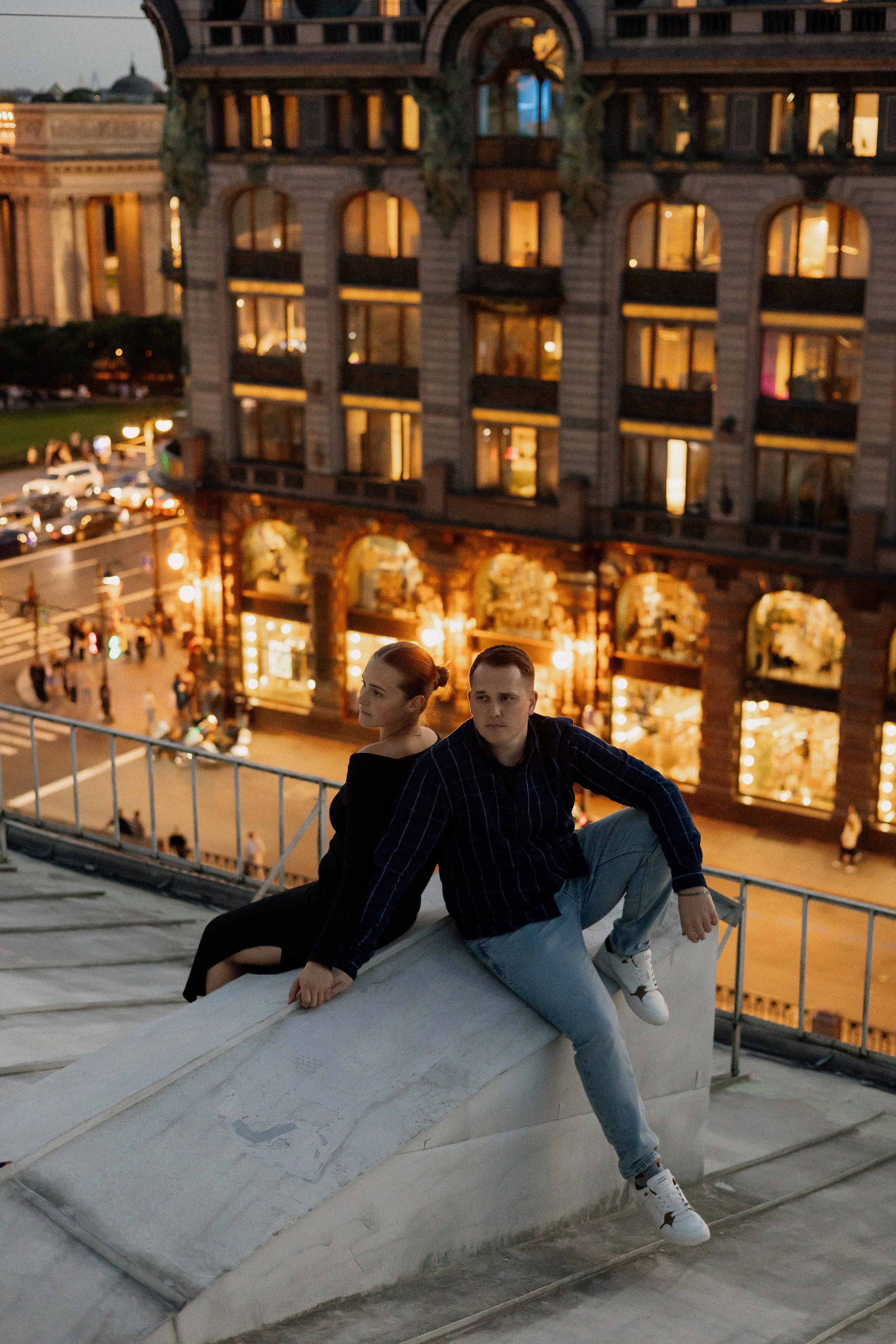 Романтика питерских крыш. Свадебный фотограф в Санкт-Петербурге Ксения Кобышева