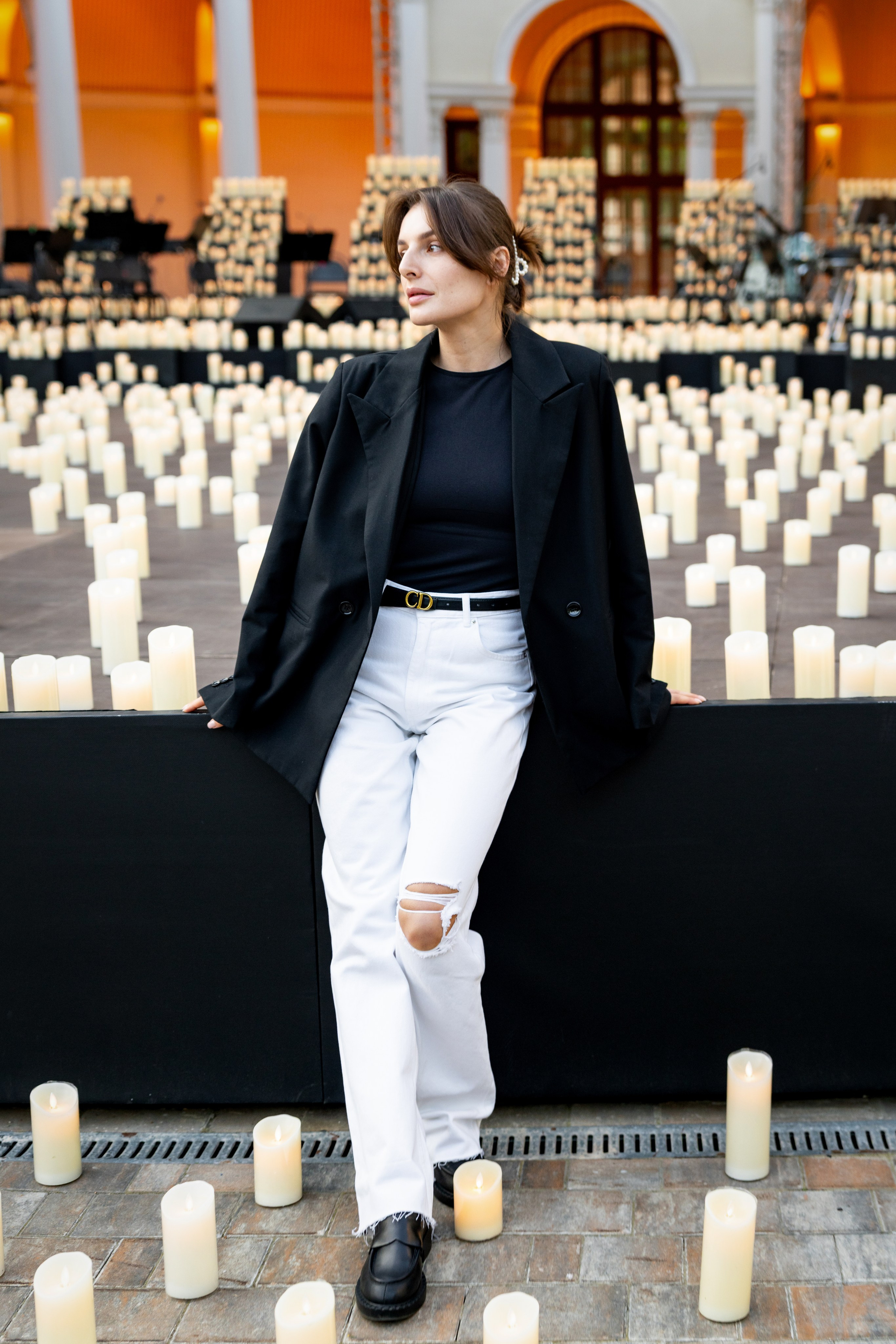 Симфонический оркестр Lumisfera при свечах. Фотограф Никита Комаров