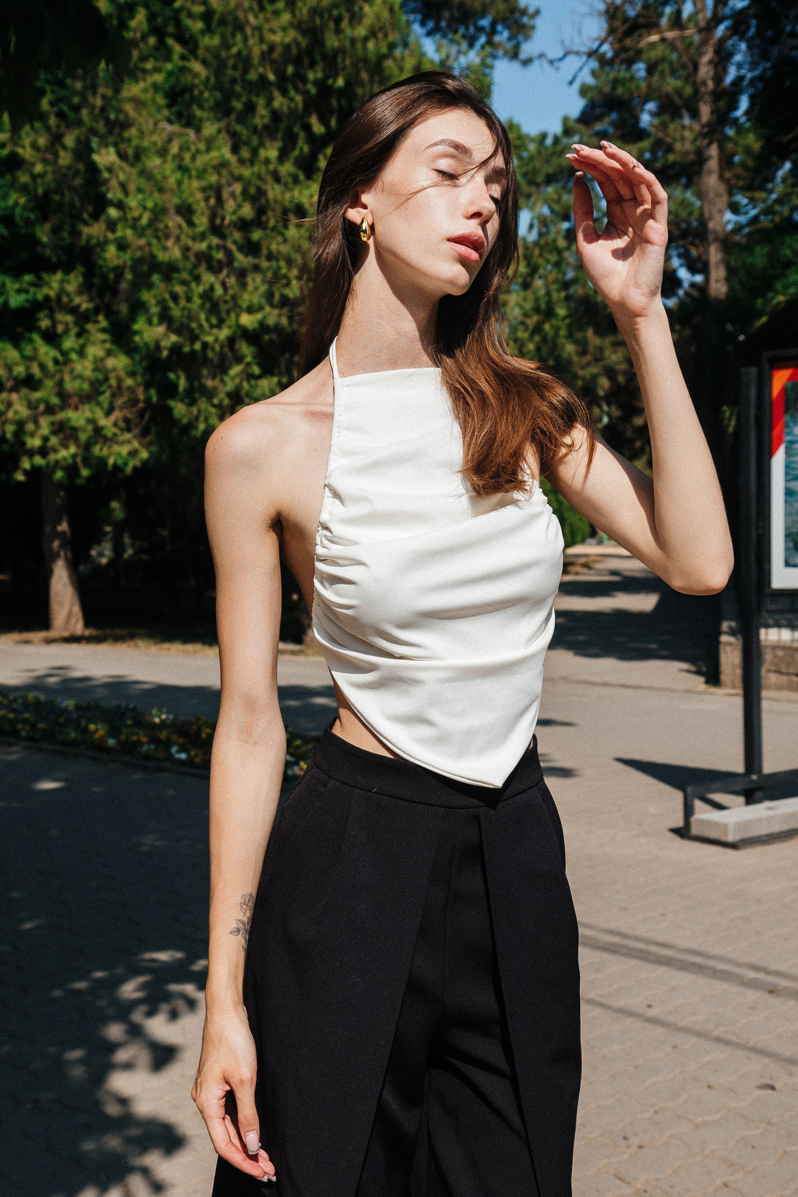 Лера в парке Горького. Фотограф Александр Бигари