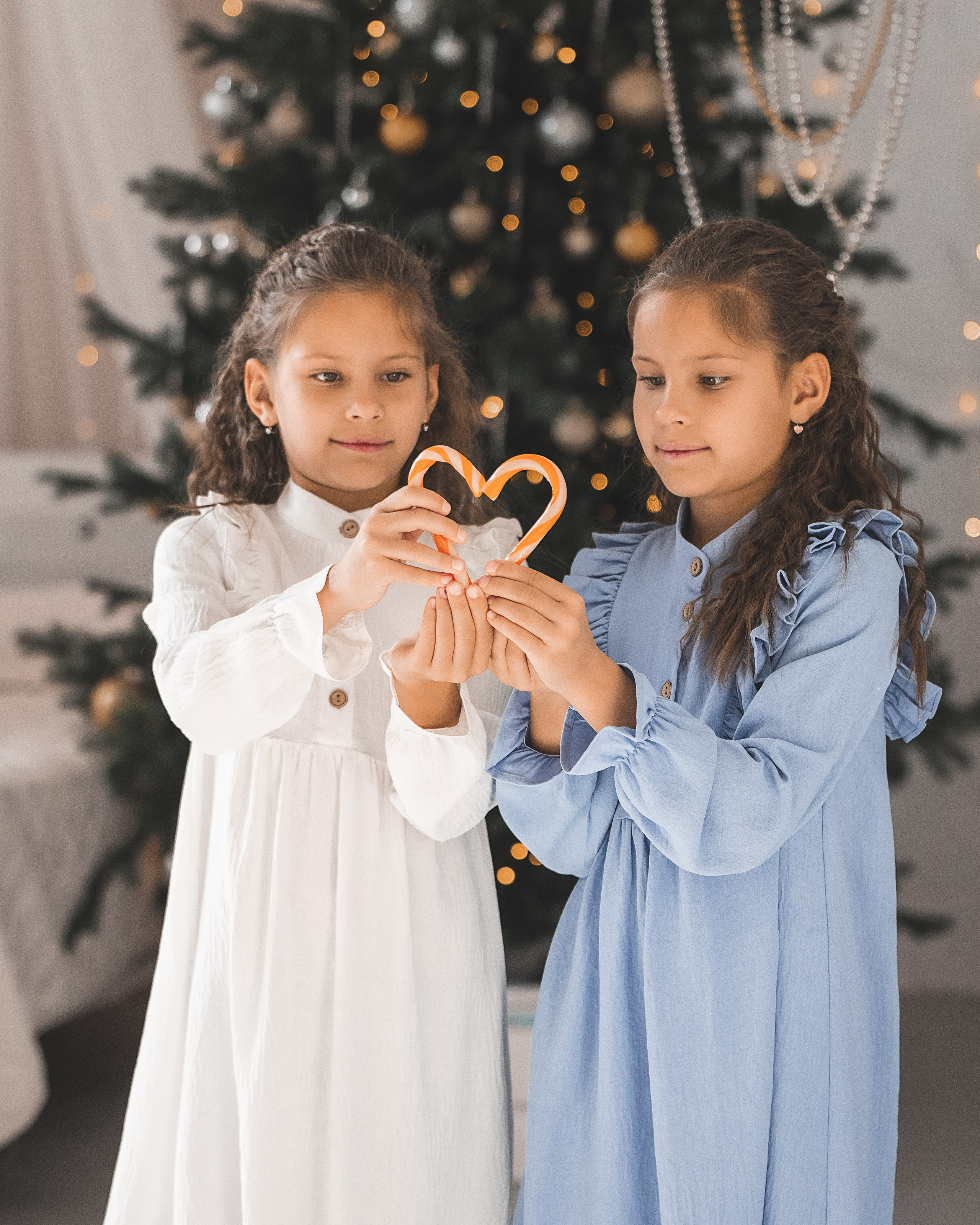 Новогоднее Близняшки. Фотограф г. Хабаровск