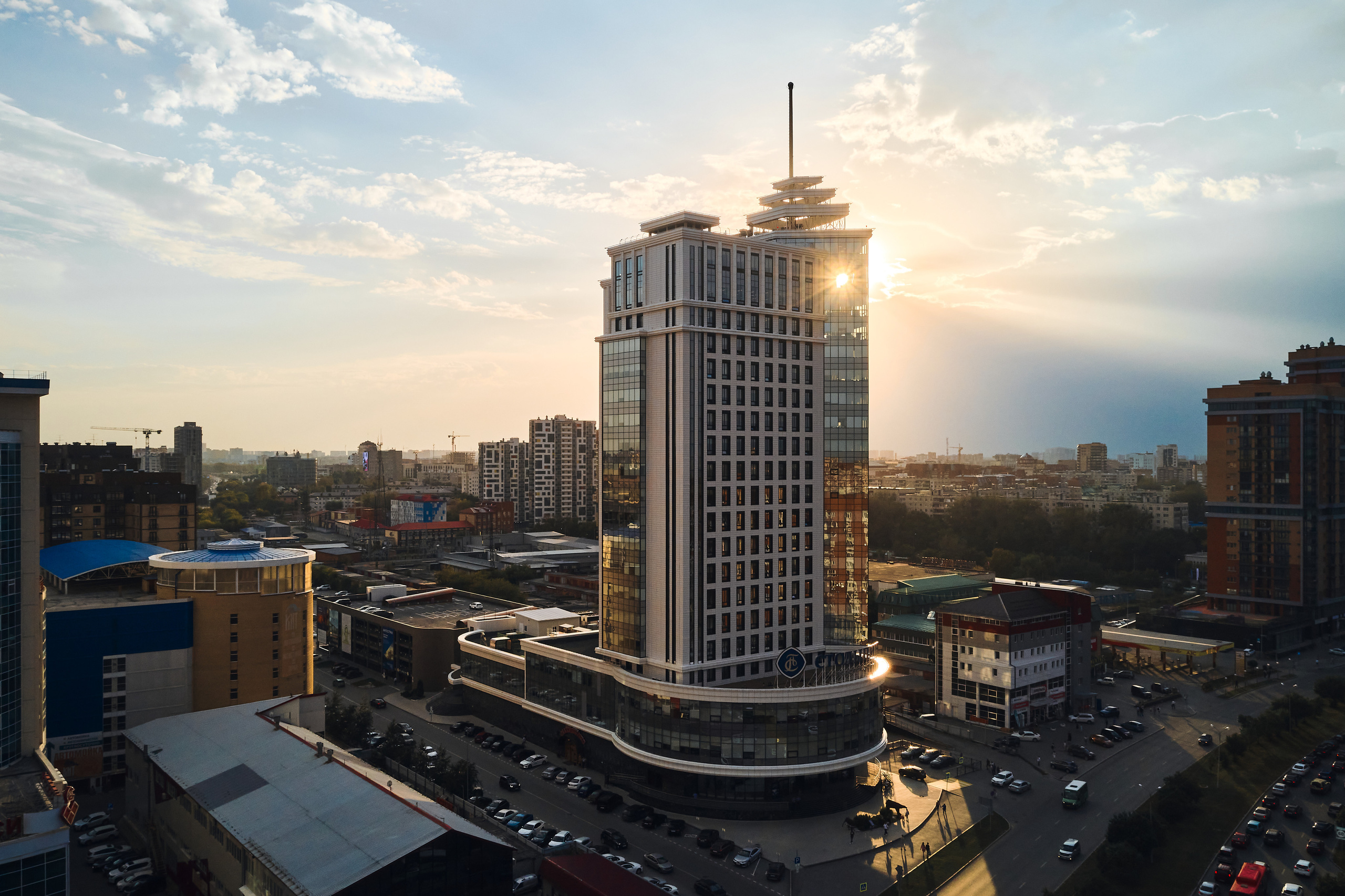 БЦ Столыпин. Бизнес портрет Аэросъемка Интерьерная съемка Тюмень