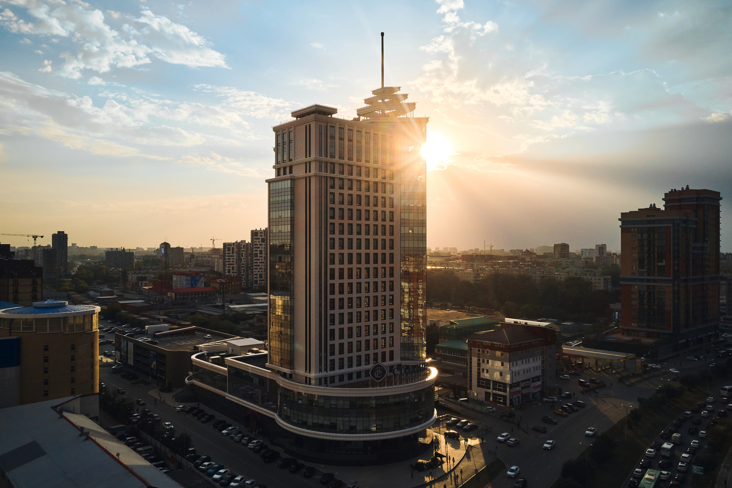 БЦ Столыпин. Бизнес портрет Аэросъемка Интерьерная съемка Тюмень