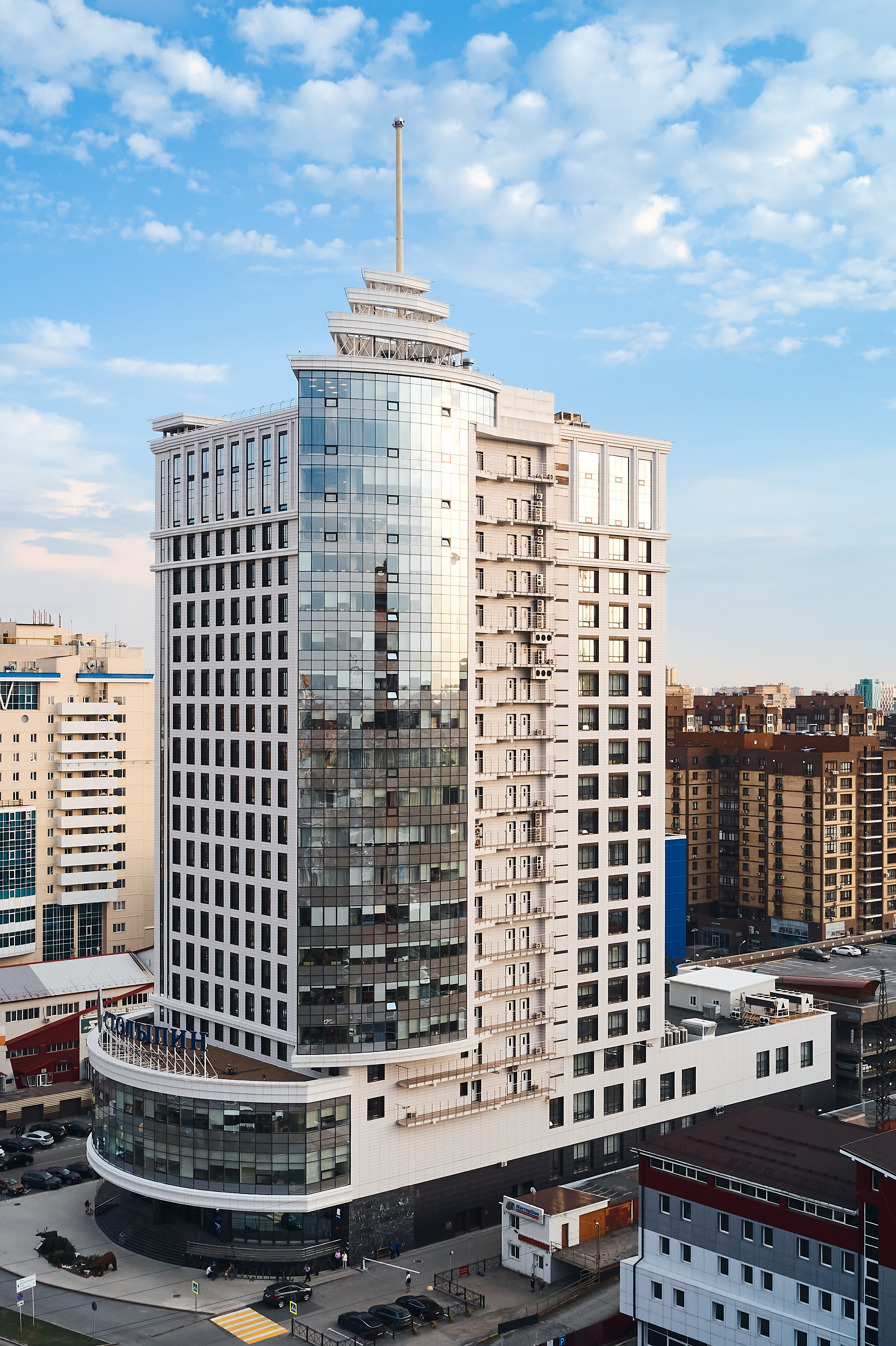 БЦ Столыпин. Бизнес портрет Аэросъемка Интерьерная съемка Тюмень