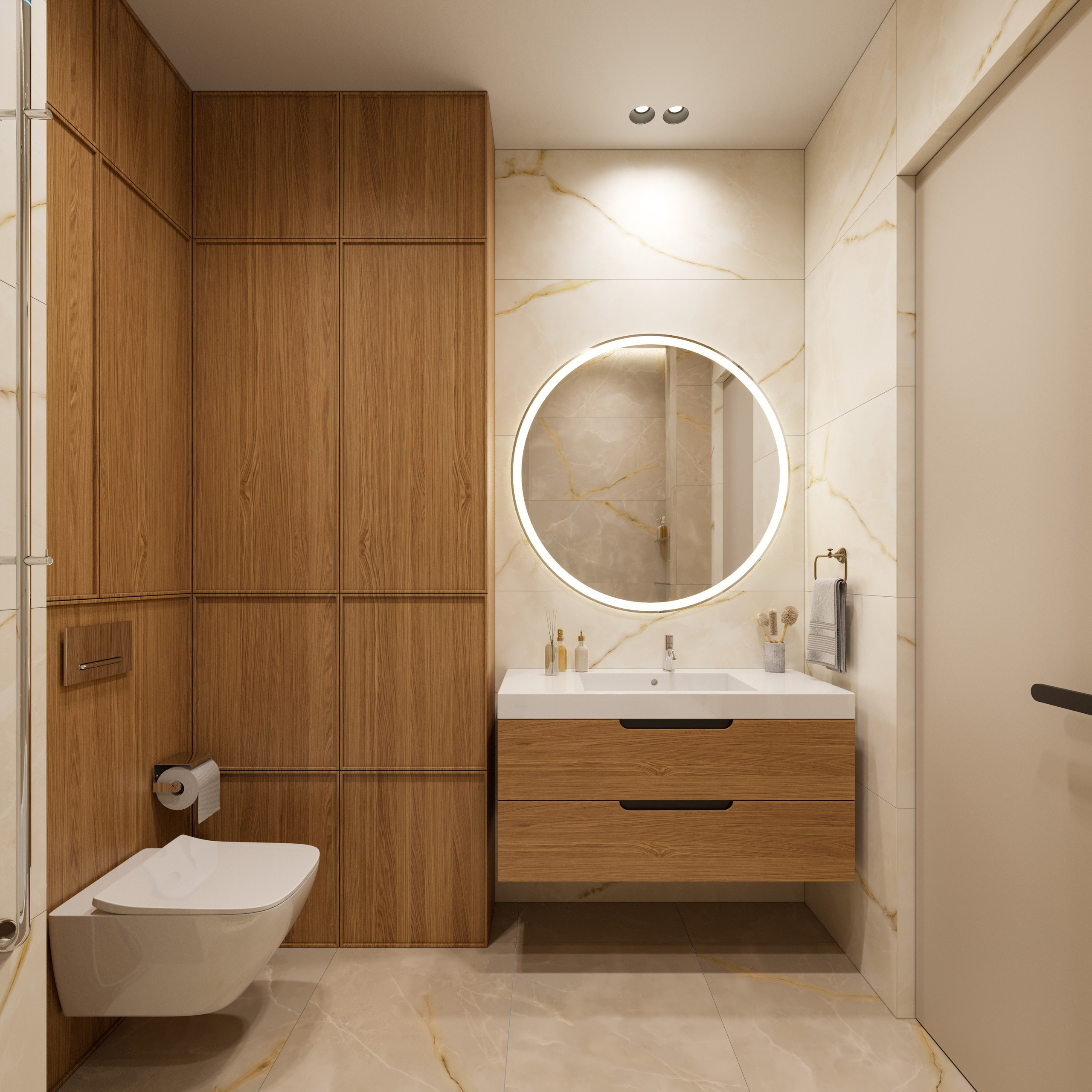 3D Визуализация Квартиры с Панорамными Окнами| Минимализм. Визуализатор интерьера в Москве | Брагин Кирилл