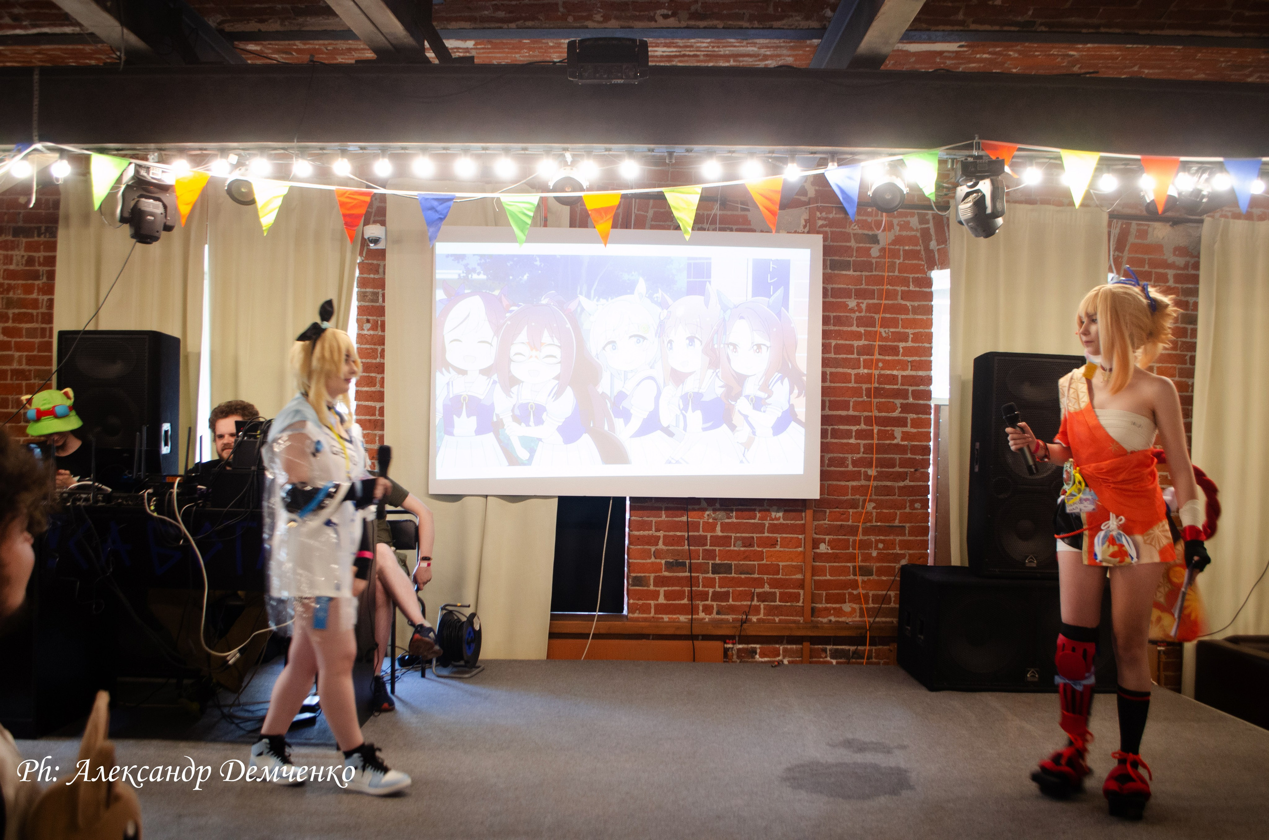 Фотосессия сцены в Москве на разных репортажных мероприятий