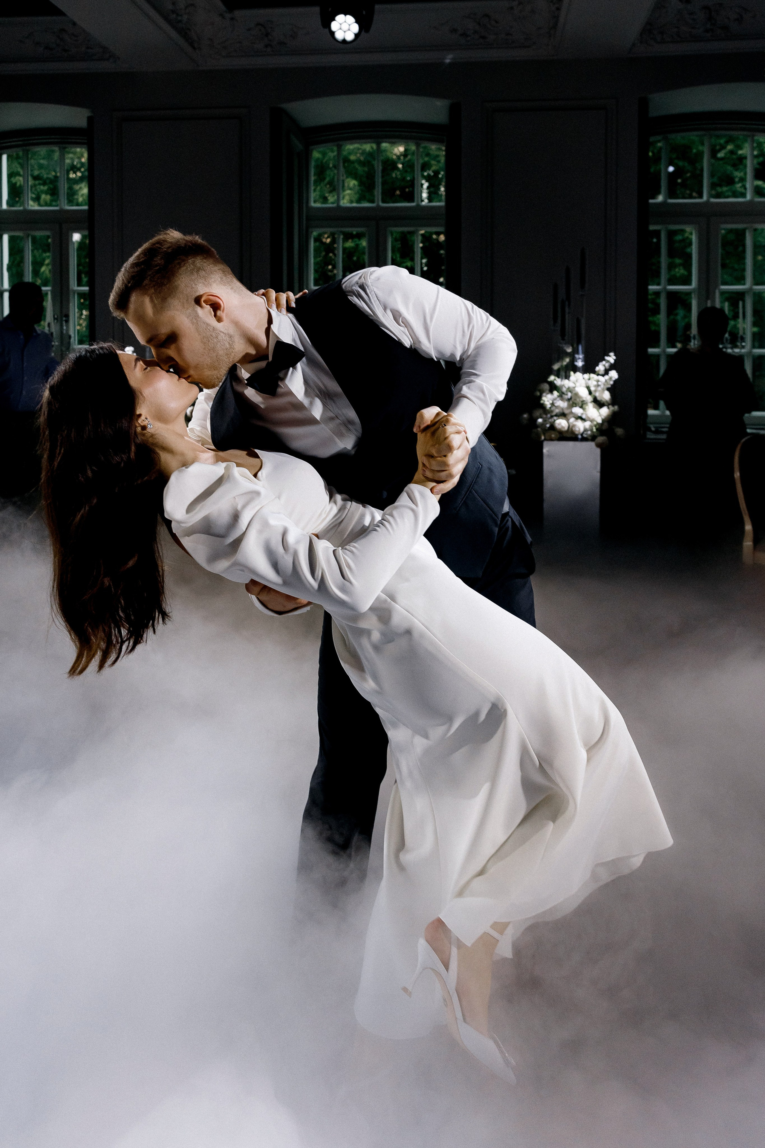 Свадебный ужин в Ресторане Michel на Красной Пресне. Свадебный фотограф в Москве и Санкт-Петербурге Денис Ходюков