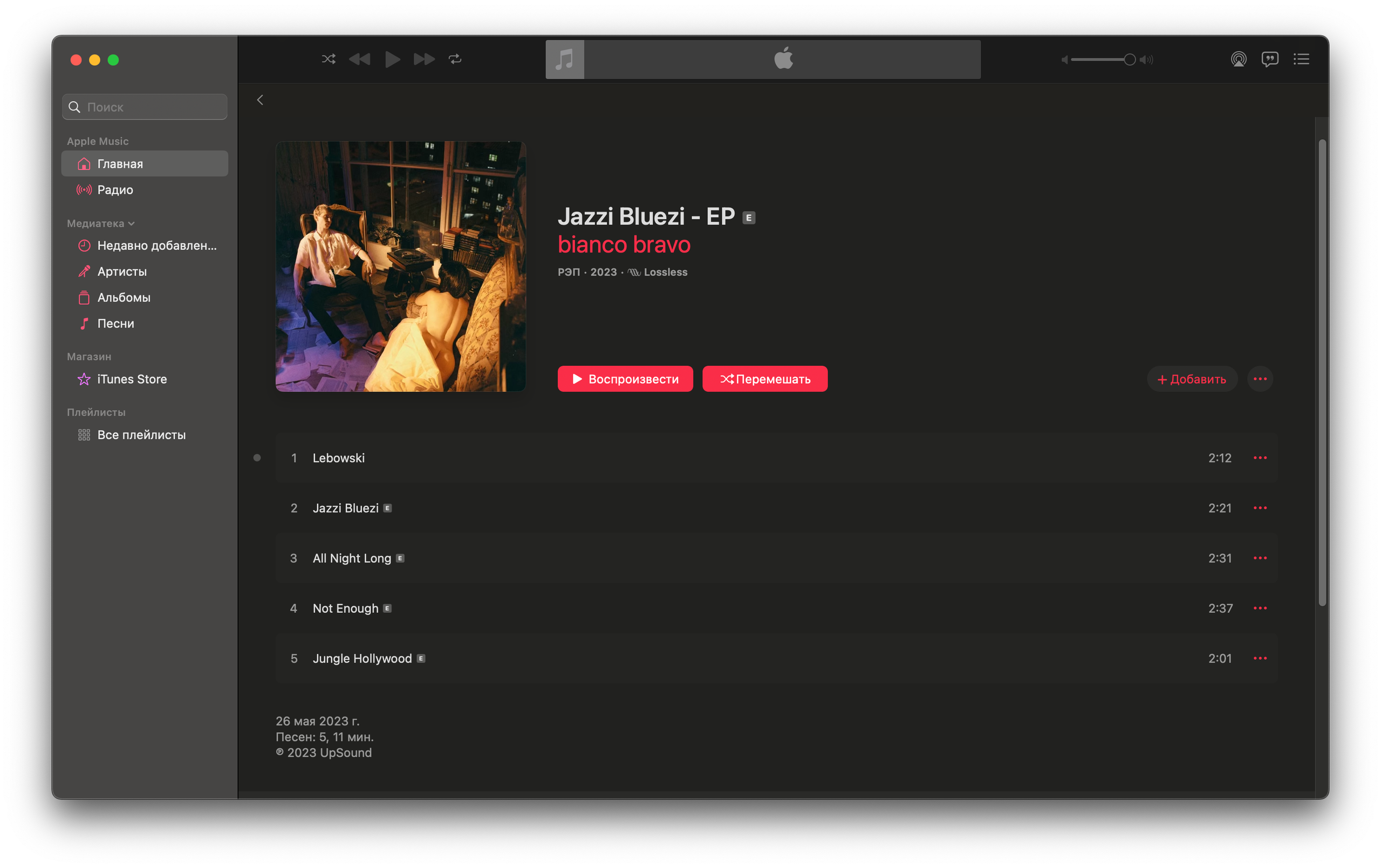 Обложка BravoBianco Jazzi Bluezi. Фотограф Сергей Бойко Москва