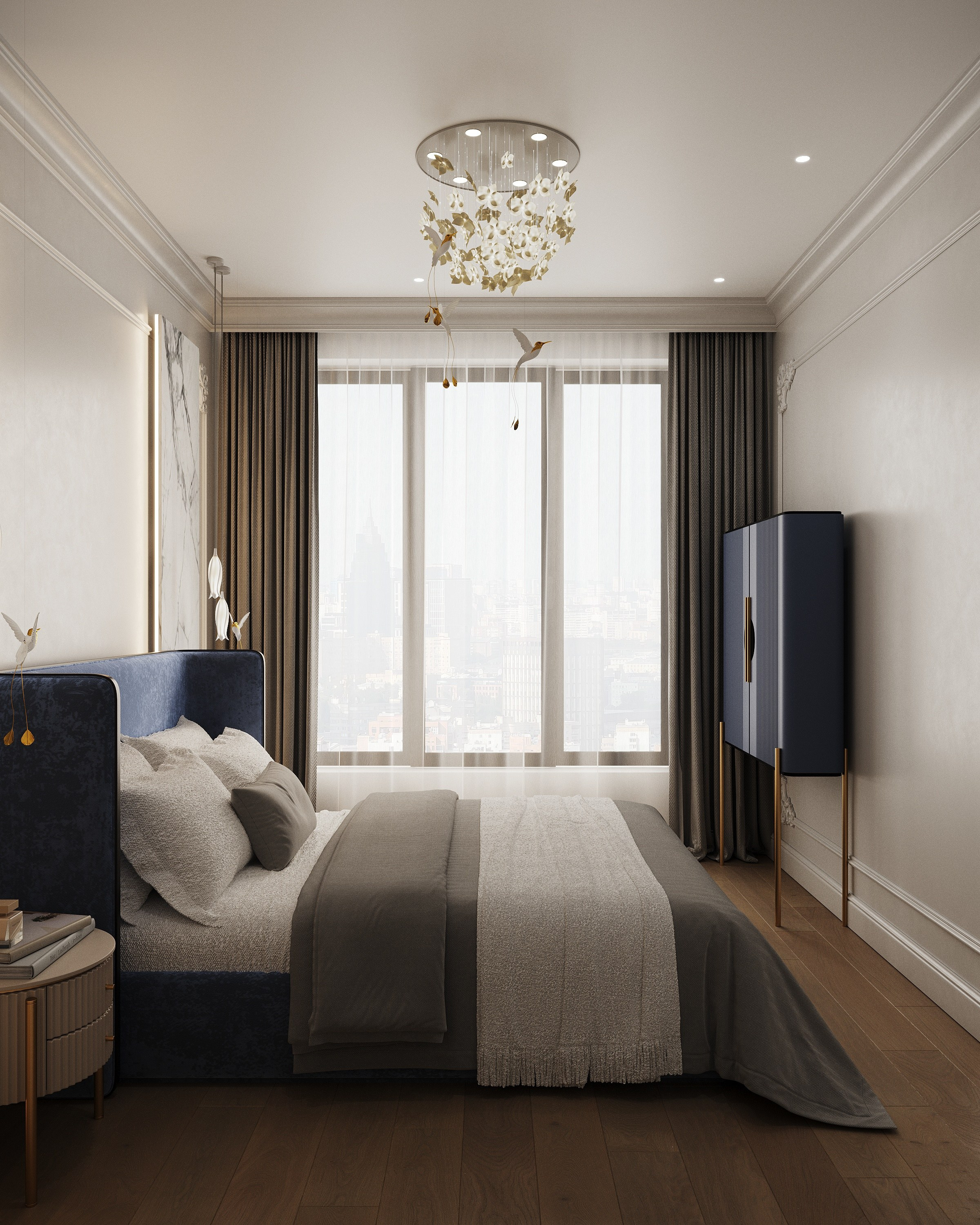 MSK | West Garden 105 м². 3d визуализатор Анастасия Науменко