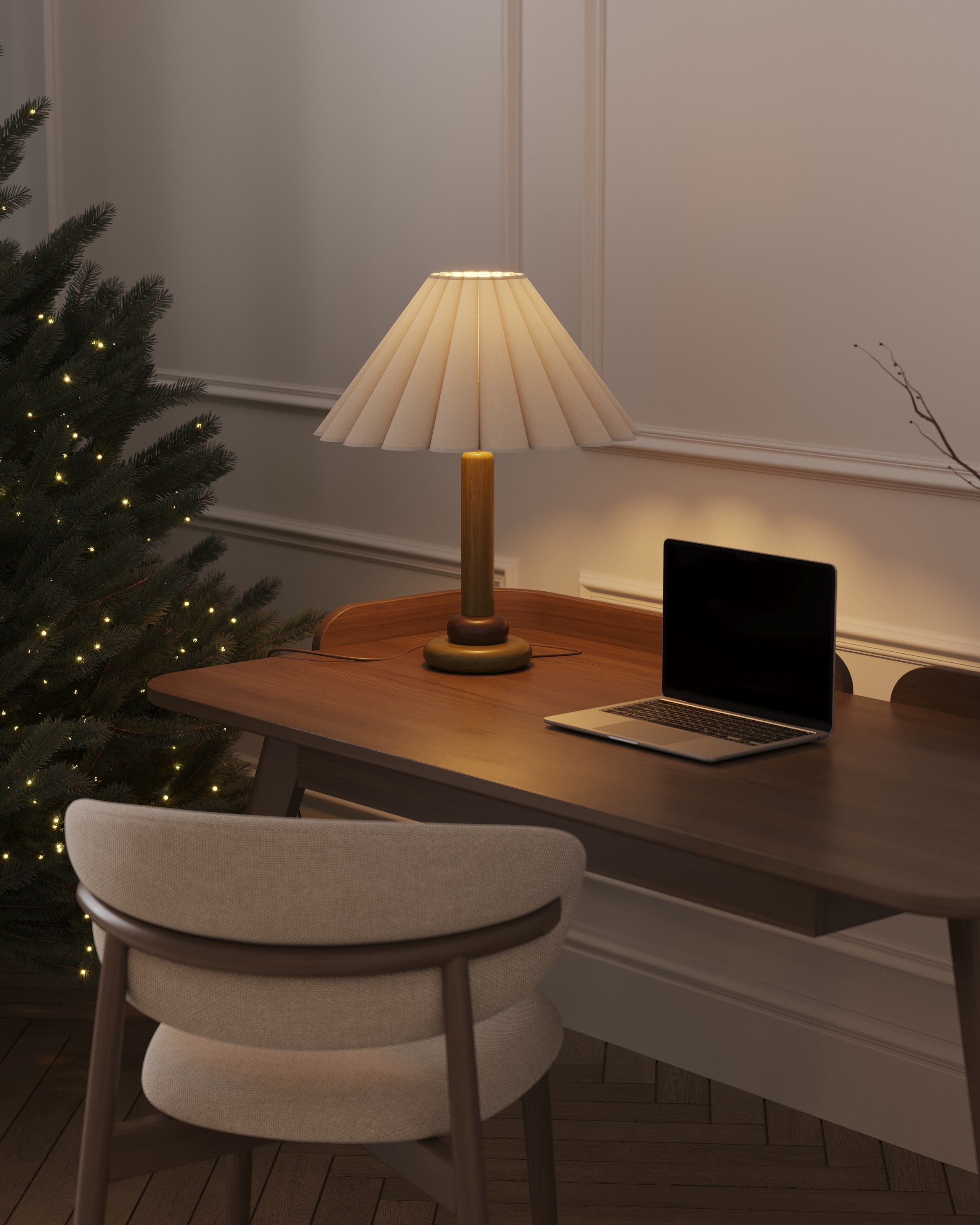 WINTER OFFICE. 3d визуализатор Анастасия Науменко