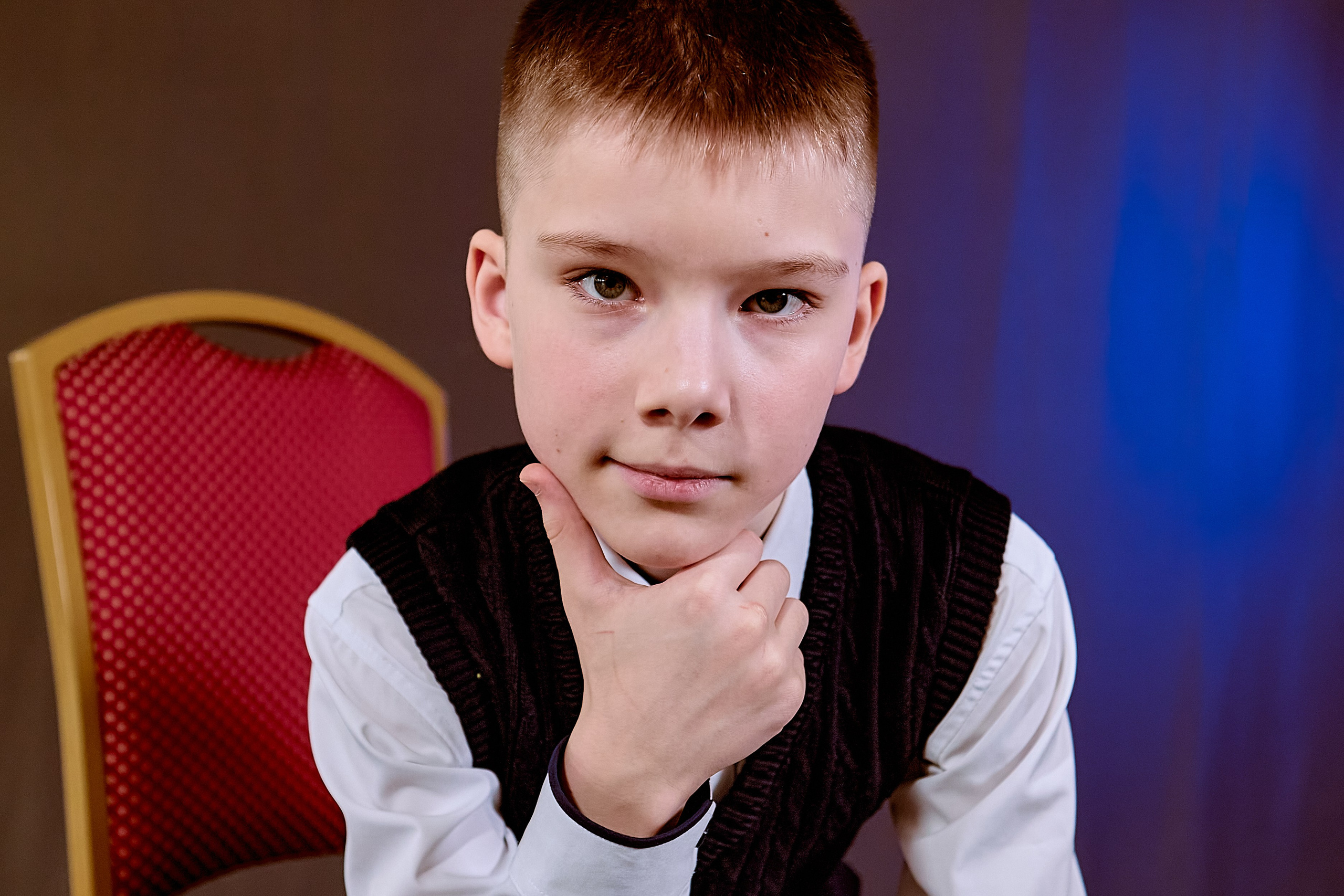 Школьная фотосессия учеников 6 класса